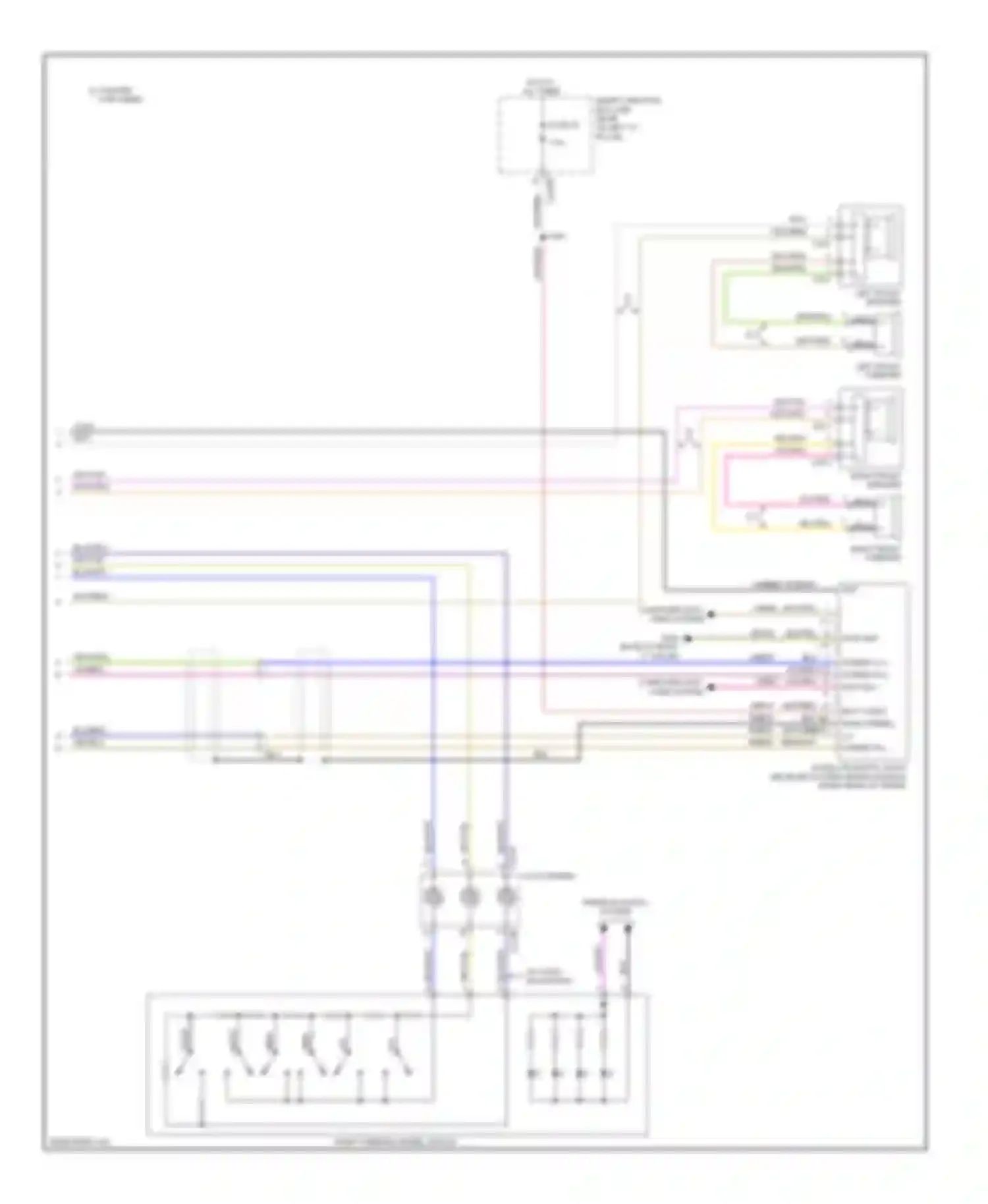Wiring diagram right steering wheel switch for Mercury Milan I (2005-2010) (6 of 9)