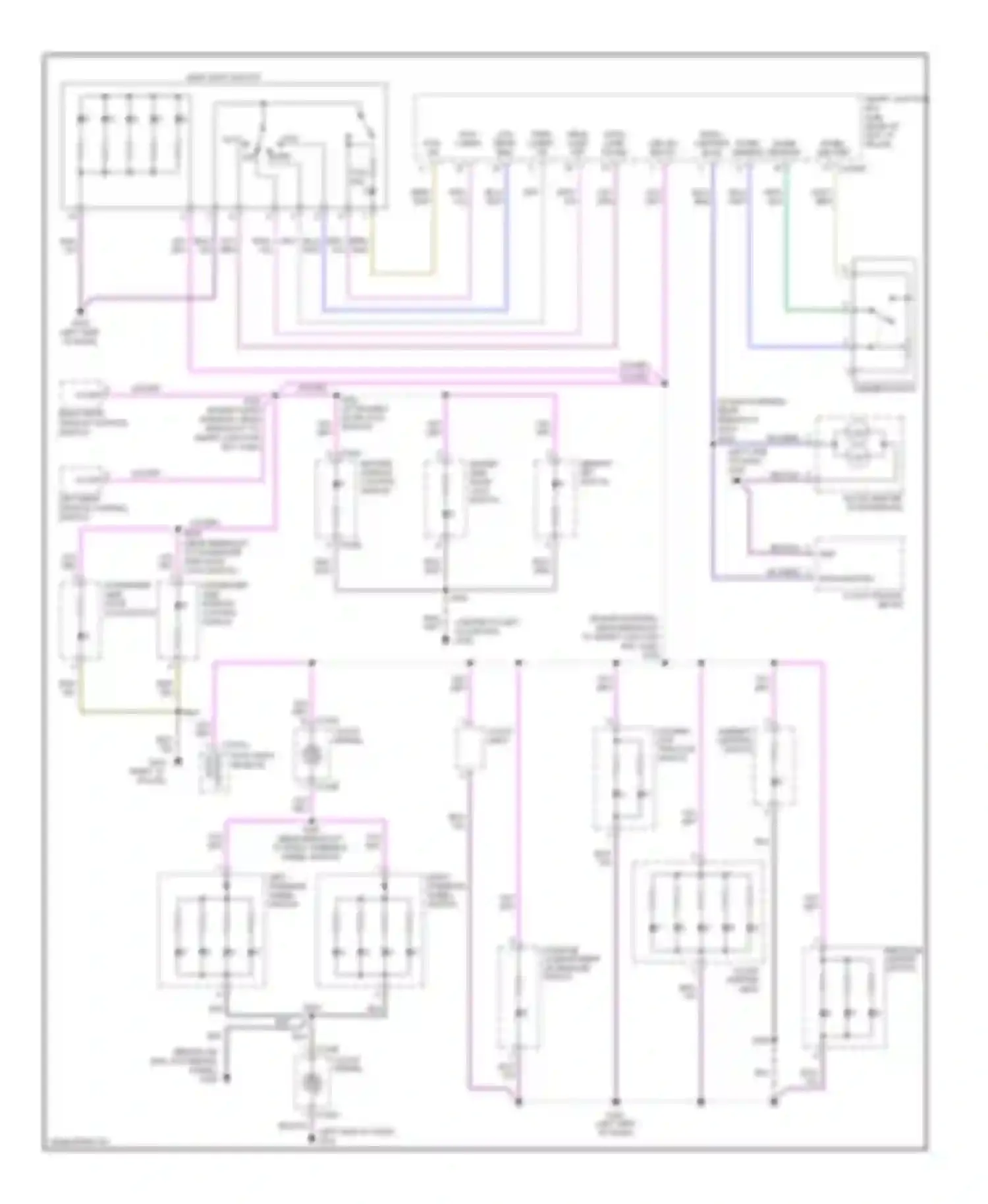 Wiring diagram right steering wheel switch for Mercury Milan I (2005-2010) (5 of 9)