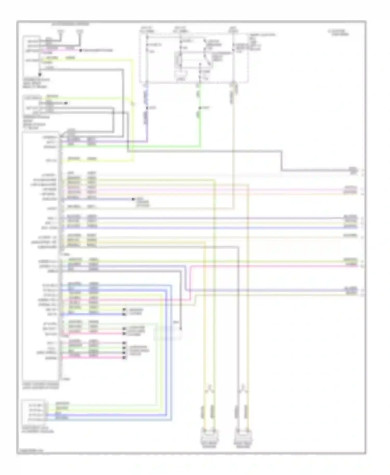 Wiring diagram swc 2 + swc 1 + swc 1 rtn for Mercury Milan I (2005-2010) (3 of 4)