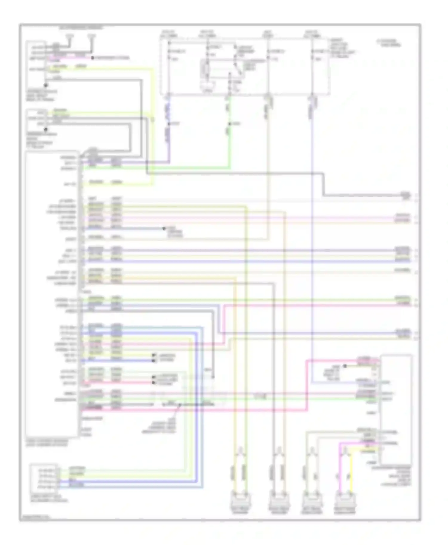 Wiring diagram twisted pair wires for Mercury Milan I (2005-2010) (1 of 12)
