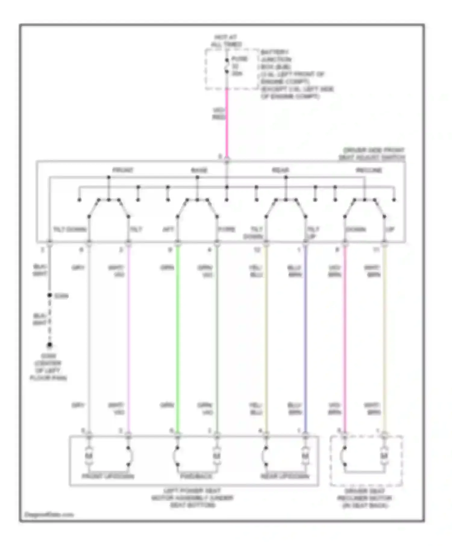 Wiring diagram yel for Mercury Milan I (2005-2010) (46 of 57)