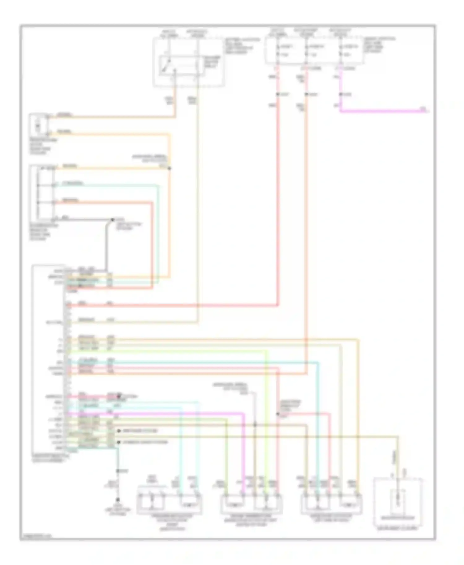 Montego Mercury III (2004-2007): Manual a/c circuit (1 of 2)