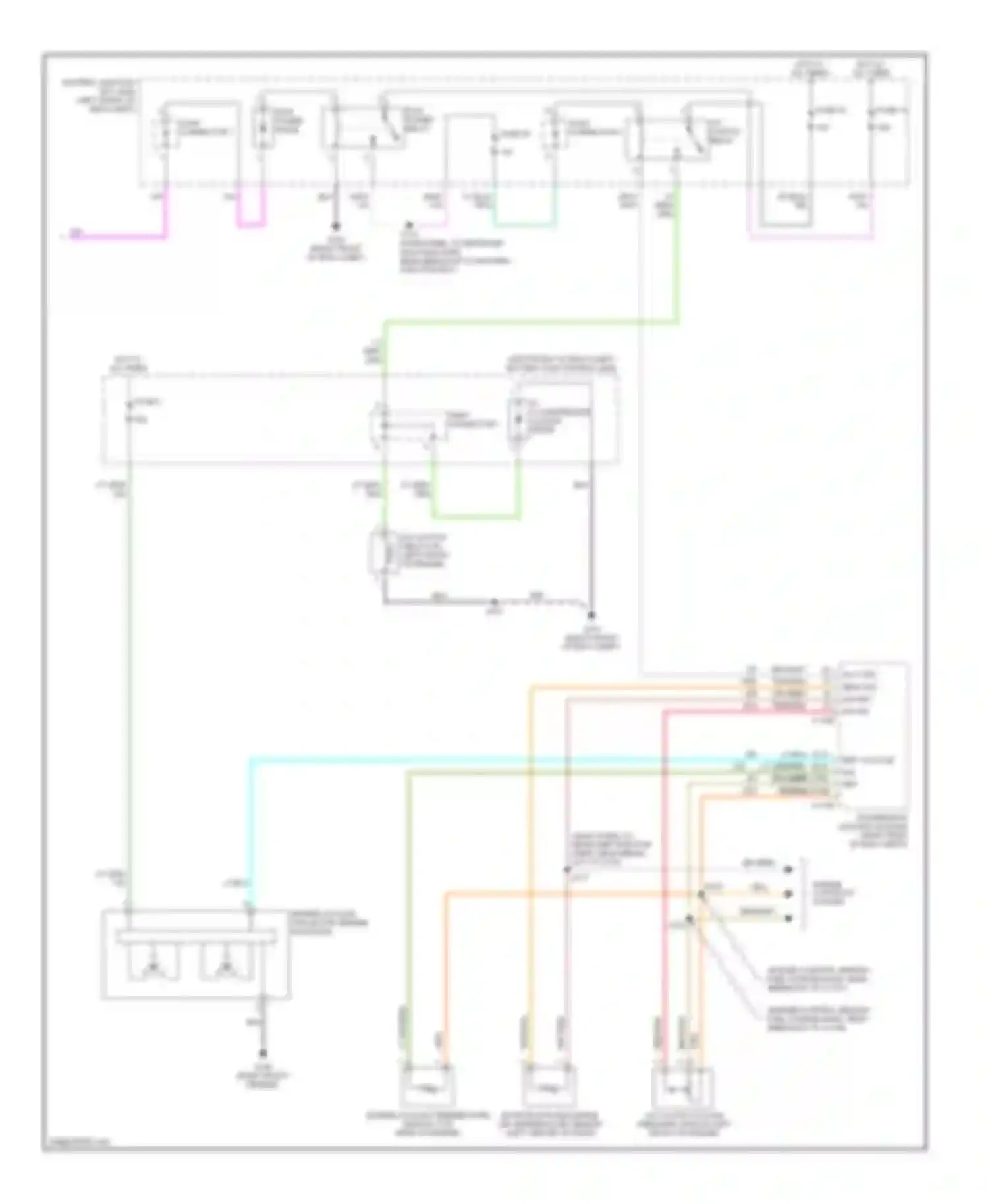 Montego Mercury III (2004-2007): Manual a/c circuit (2 of 2)