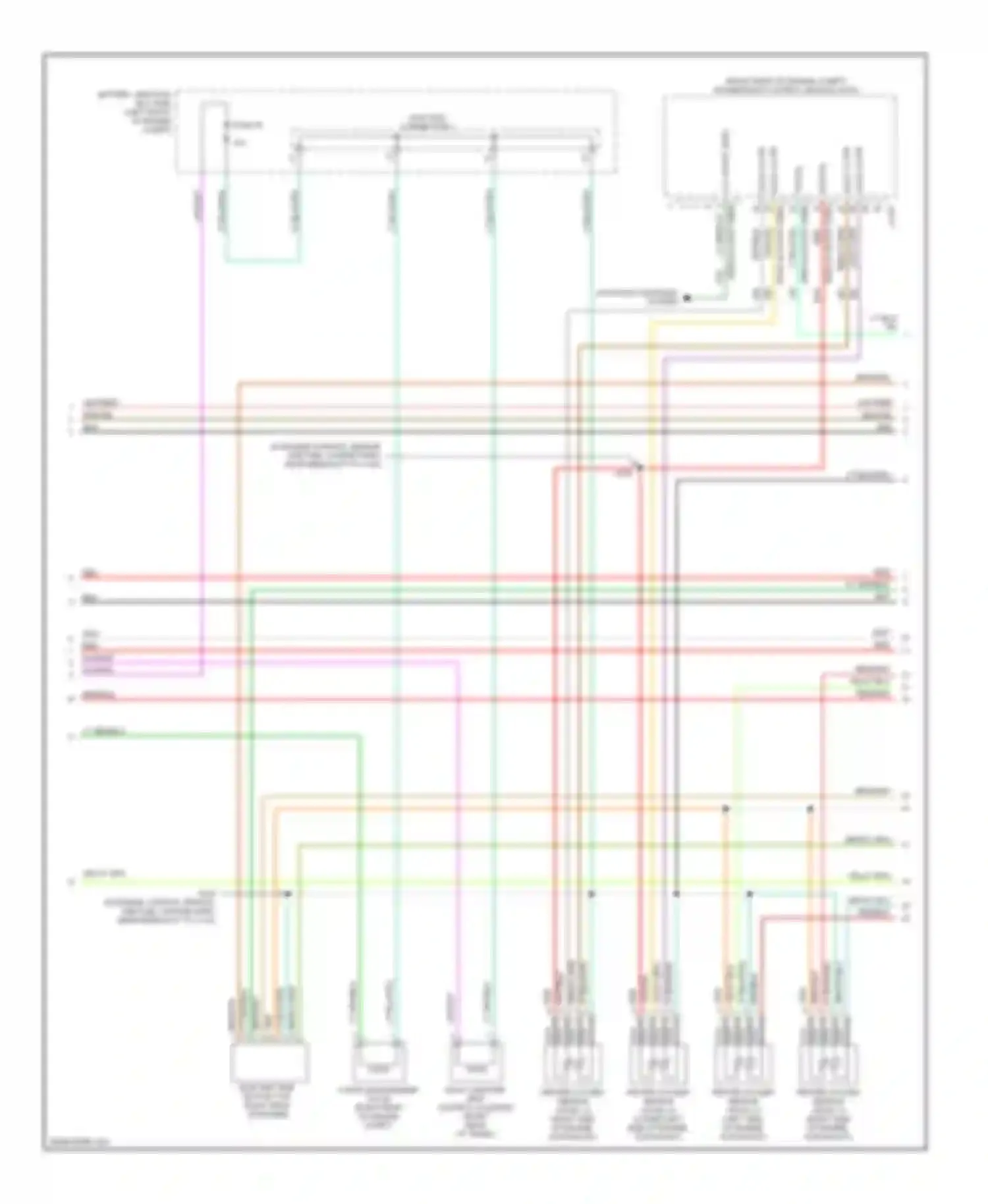Montego Mercury III (2004-2007): Wiring diagram engine performance 3.0l (3 of 6)