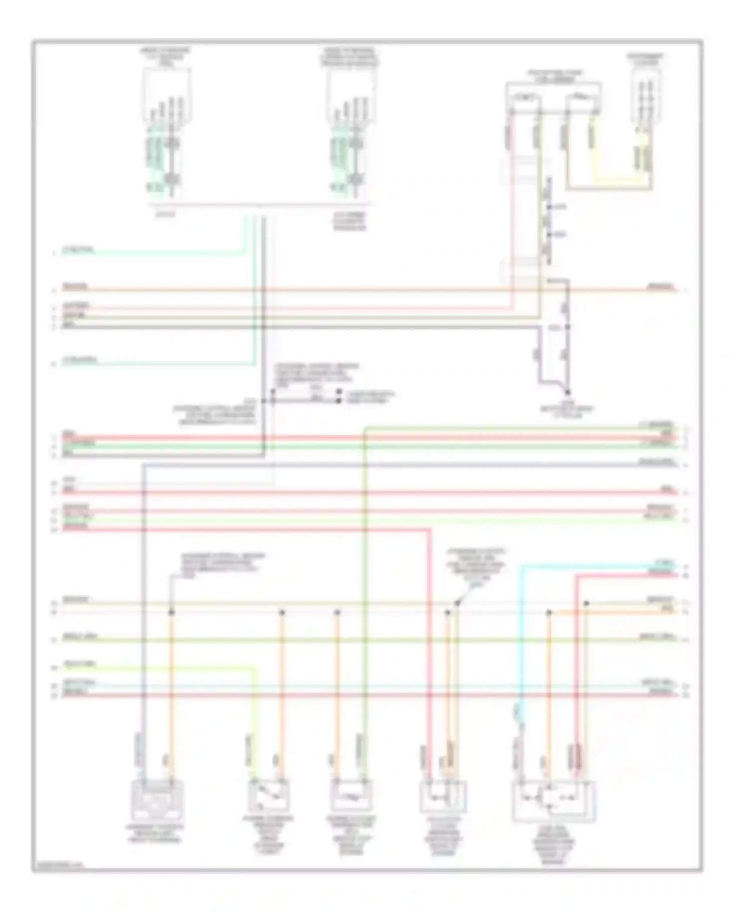 Montego Mercury III (2004-2007): Wiring diagram engine performance 3.0l (4 of 6)