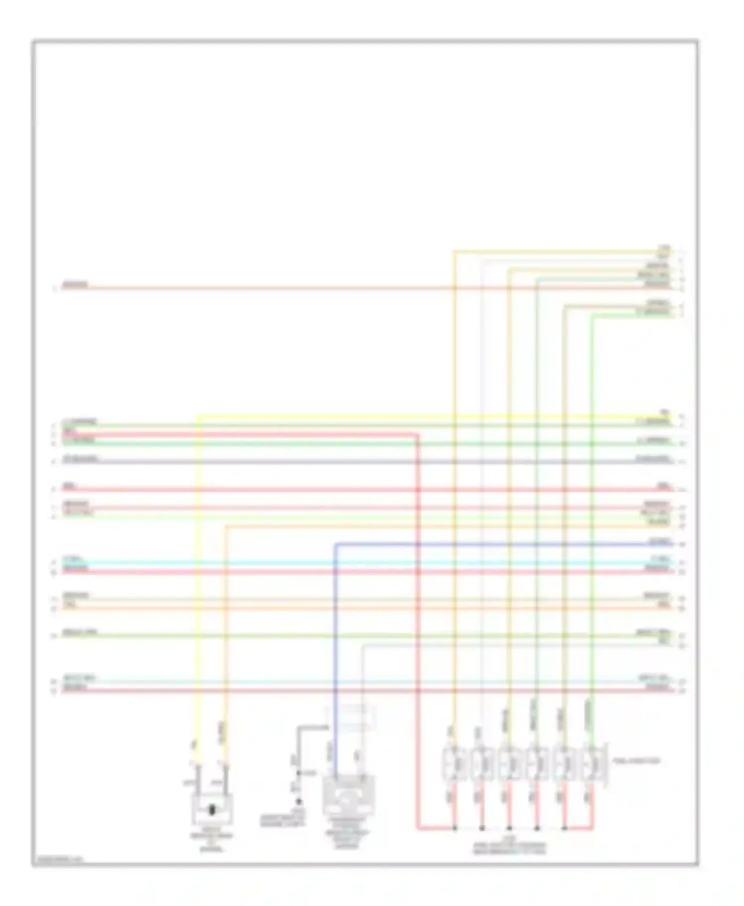 Montego Mercury III (2004-2007): Wiring diagram engine performance 3.0l (5 of 6)