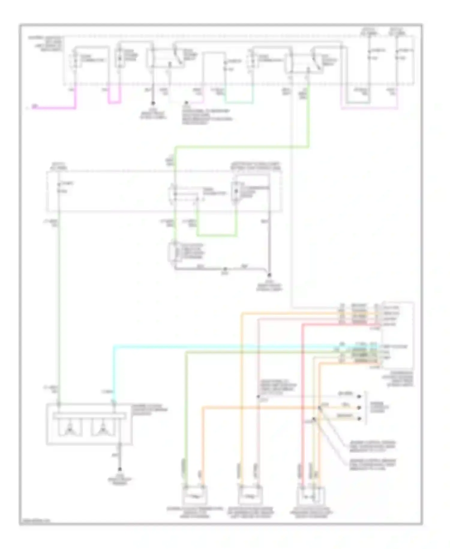 Wiring diagram gry/red for Mercury Montego III (2004-2007) (2 of 8)