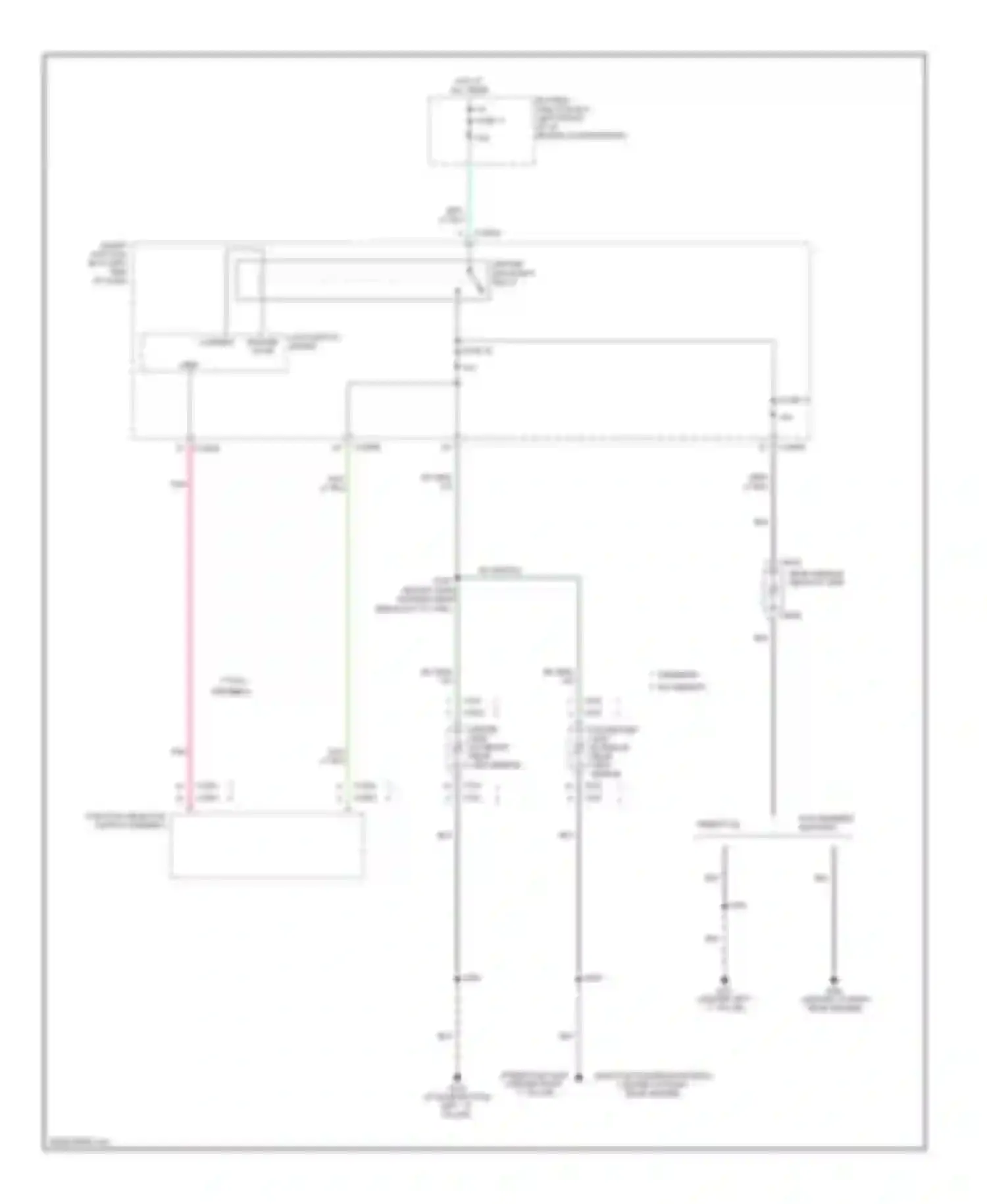 Wiring diagram hot at all times for Mercury Montego III (2004-2007) (13 of 40)