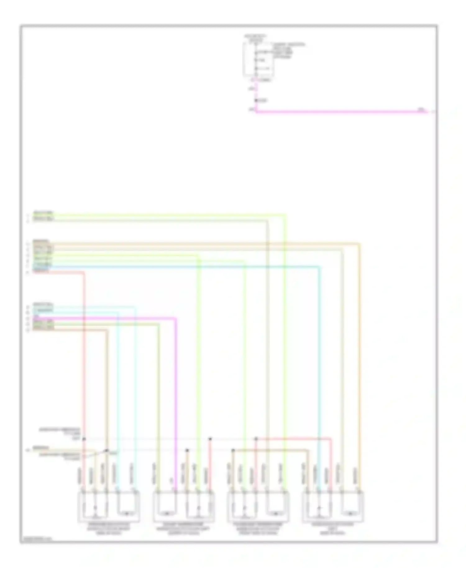 Wiring diagram red/wht for Mercury Montego III (2004-2007) (2 of 17)