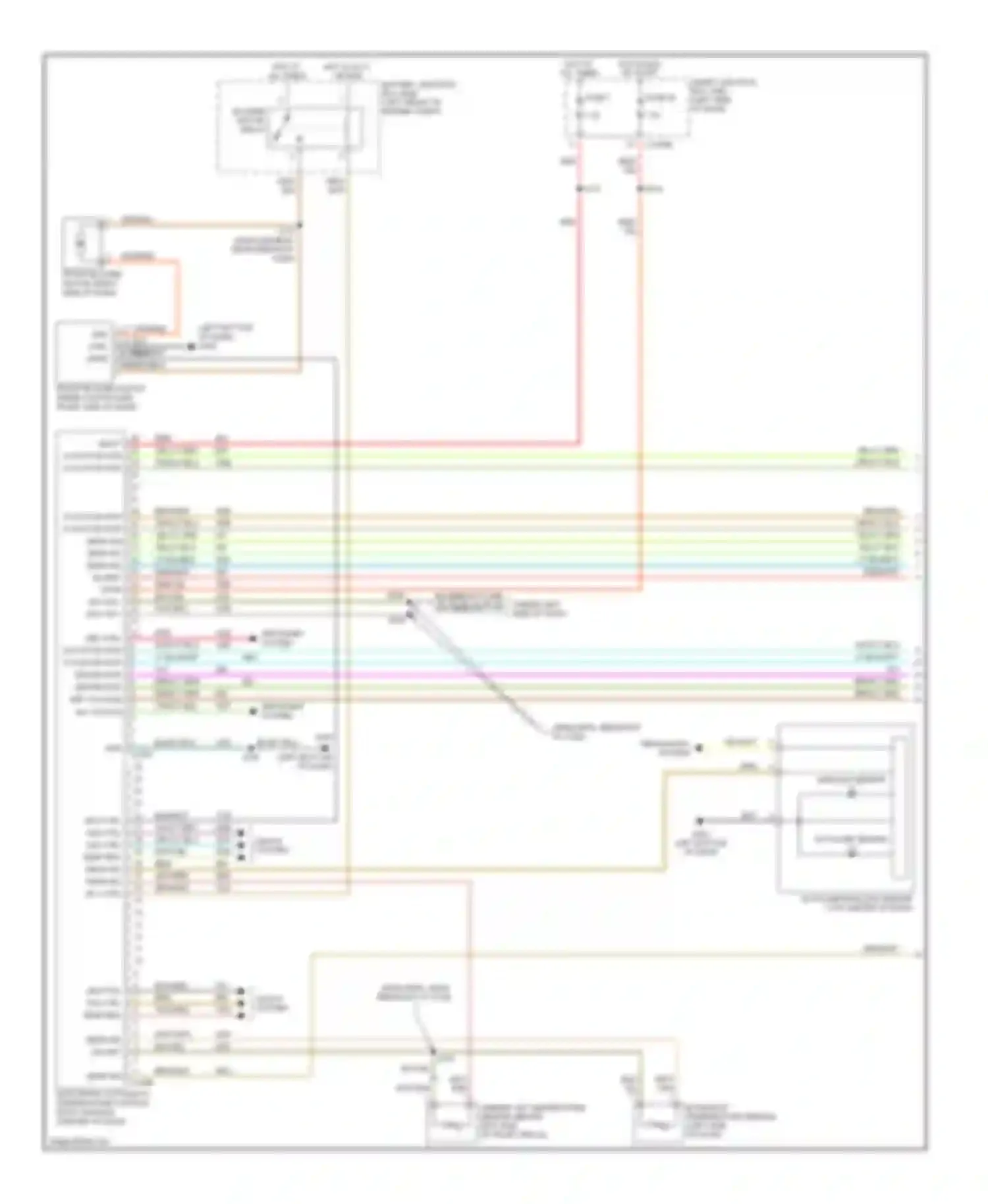 Wiring diagram wht for Mercury Montego III (2004-2007) (2 of 41)