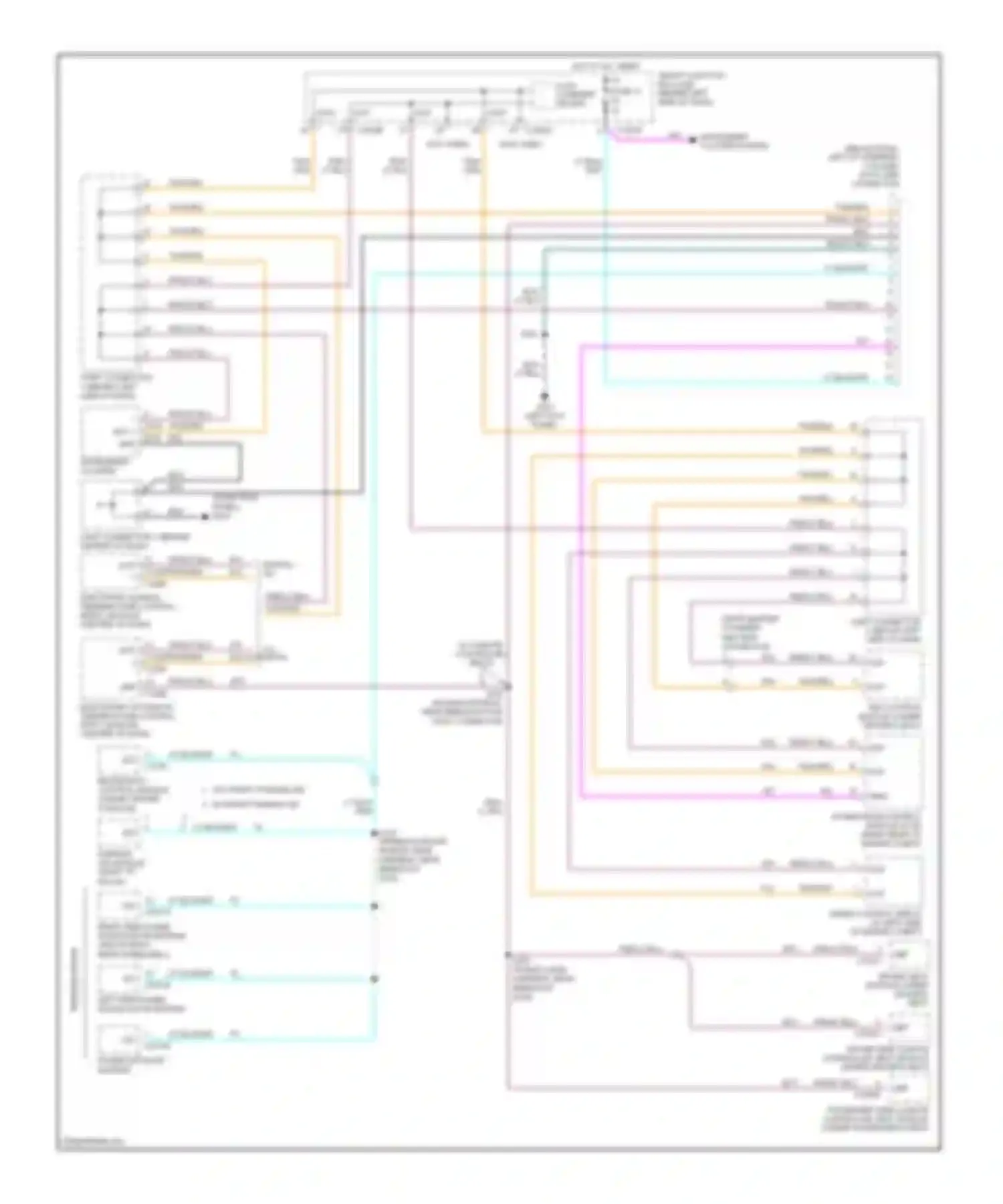 Monterey Mercury VIII (2003-2007): Computer data lines circuit