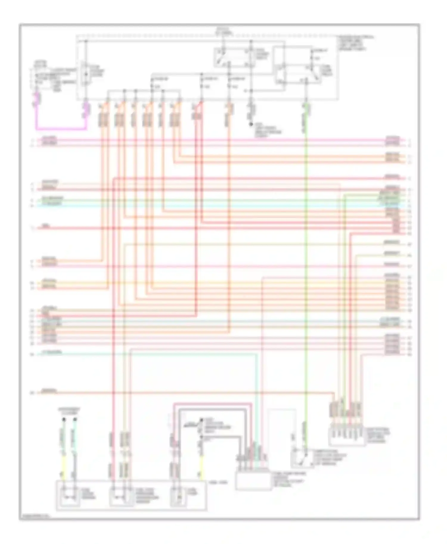 Monterey Mercury VIII (2003-2007): Wiring diagram engine performance 4.2l (2 of 4)