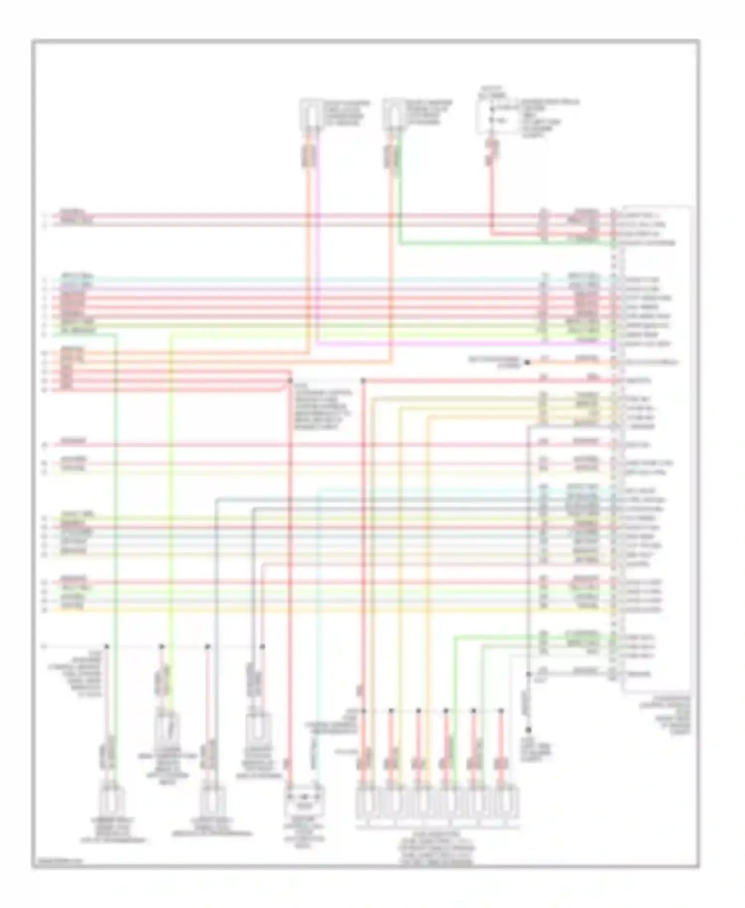 Monterey Mercury VIII (2003-2007): Wiring diagram engine performance 4.2l (4 of 4)