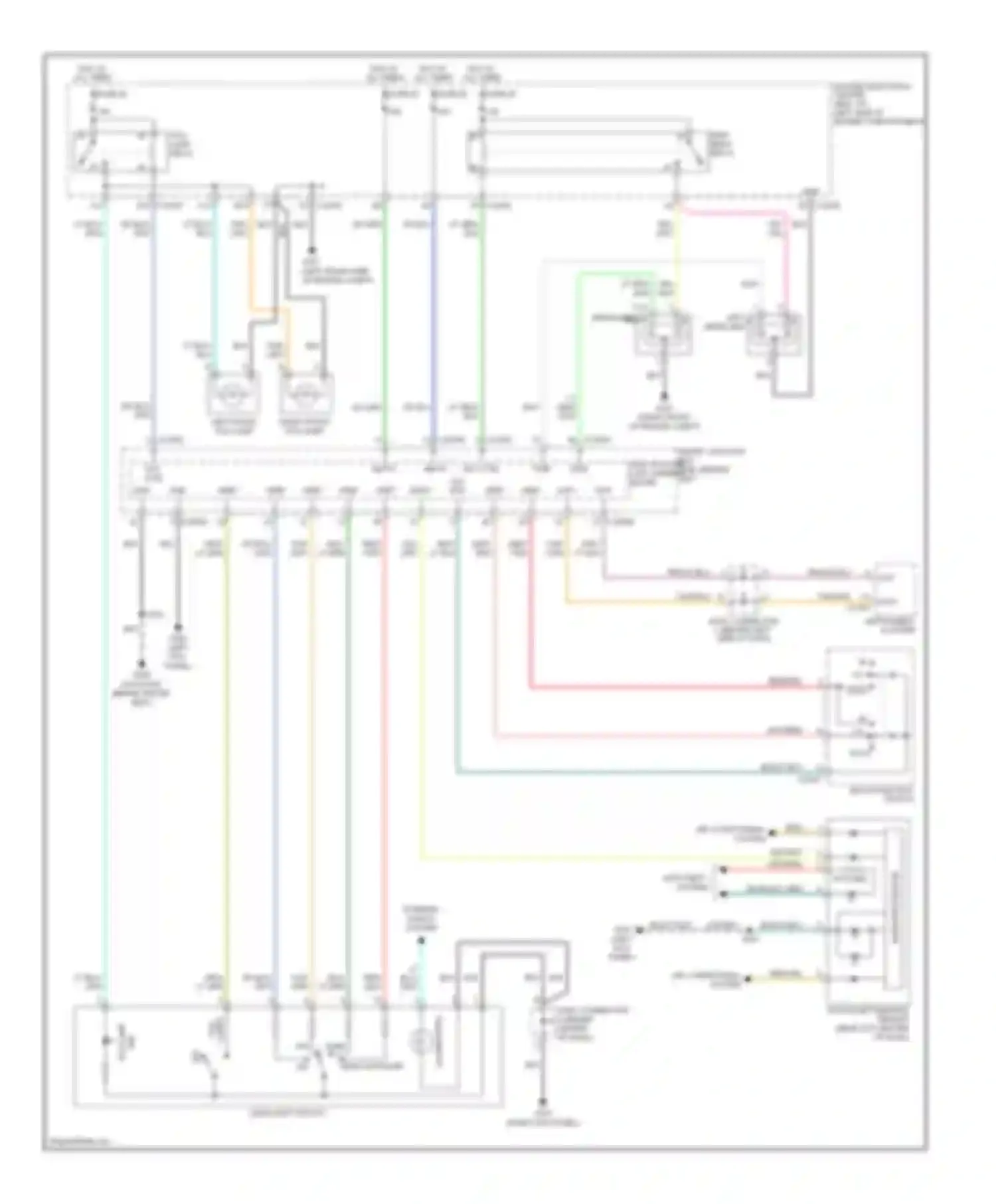 Monterey Mercury VIII (2003-2007): Headlights circuit, with autolamps