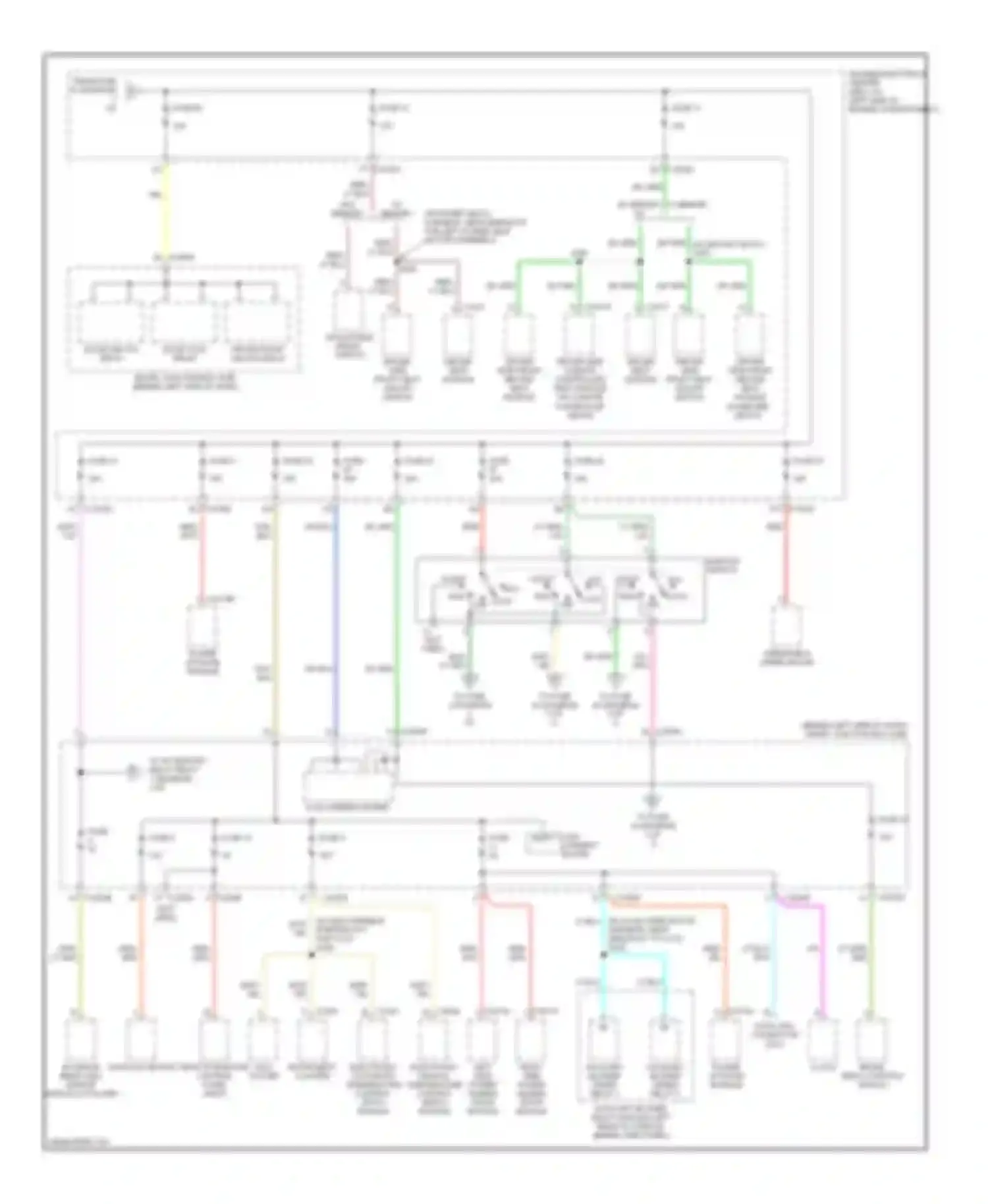 Monterey Mercury VIII (2003-2007): Power distribution circuit (2 of 3)
