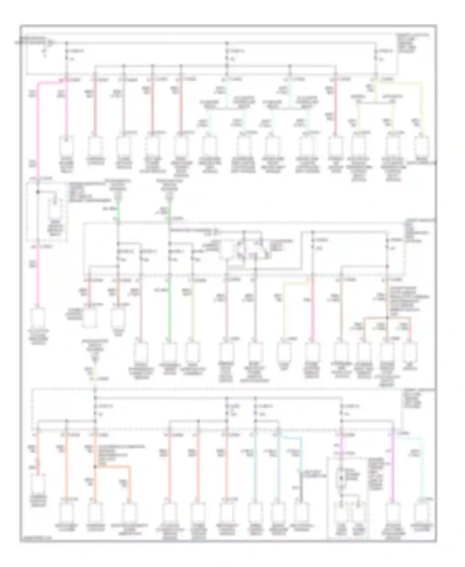 Monterey Mercury VIII (2003-2007): Power distribution circuit (3 of 3)
