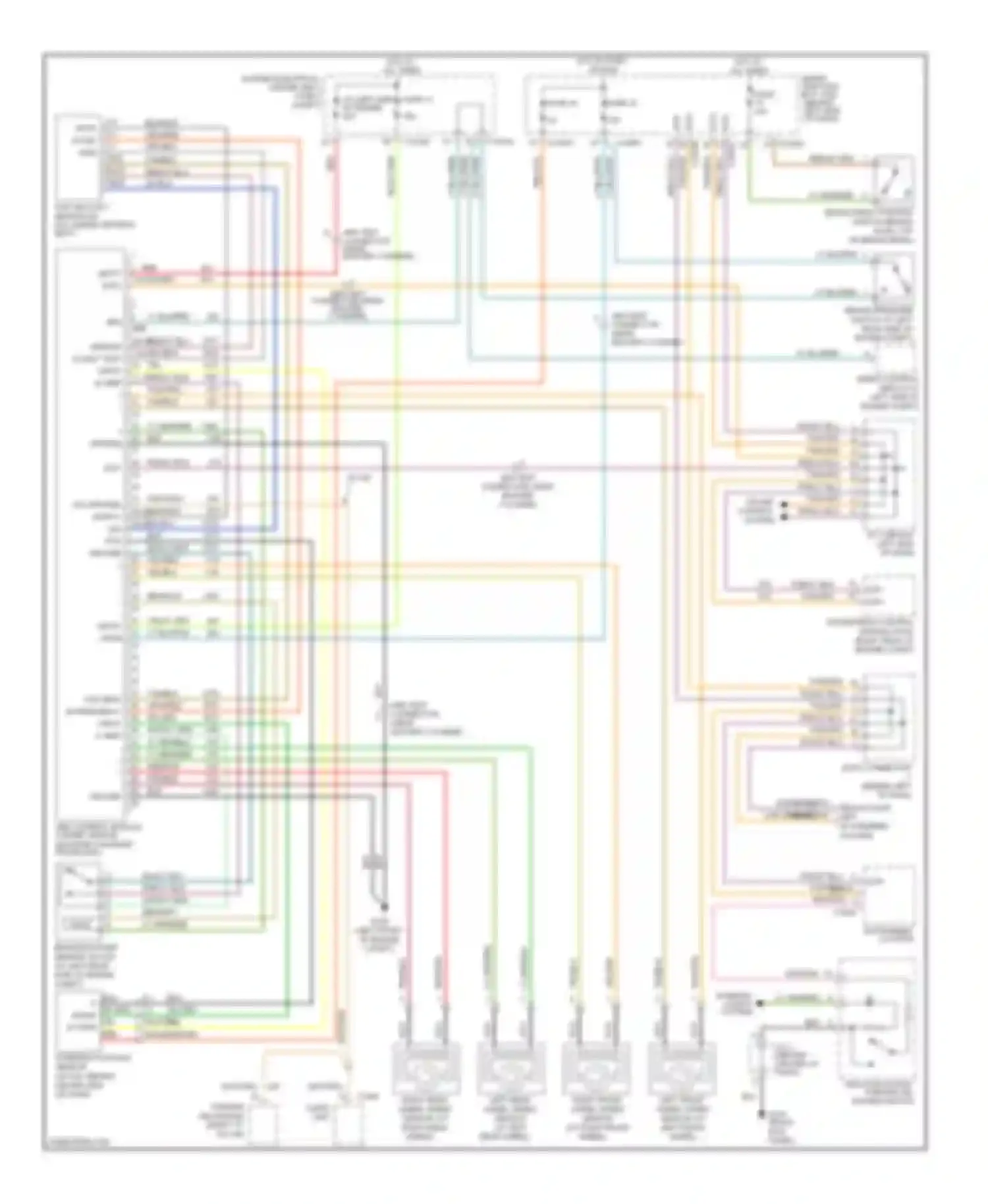 Wiring diagram 15 16 scp+ scp- for Mercury Monterey VIII (2003-2007) (1 of 3)