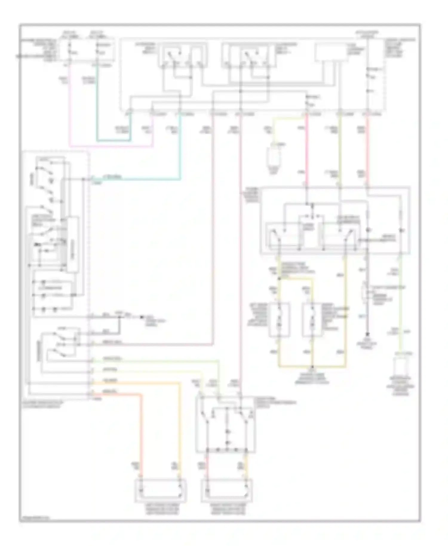 Wiring diagram audio unit for Mercury Monterey VIII (2003-2007) (5 of 8)