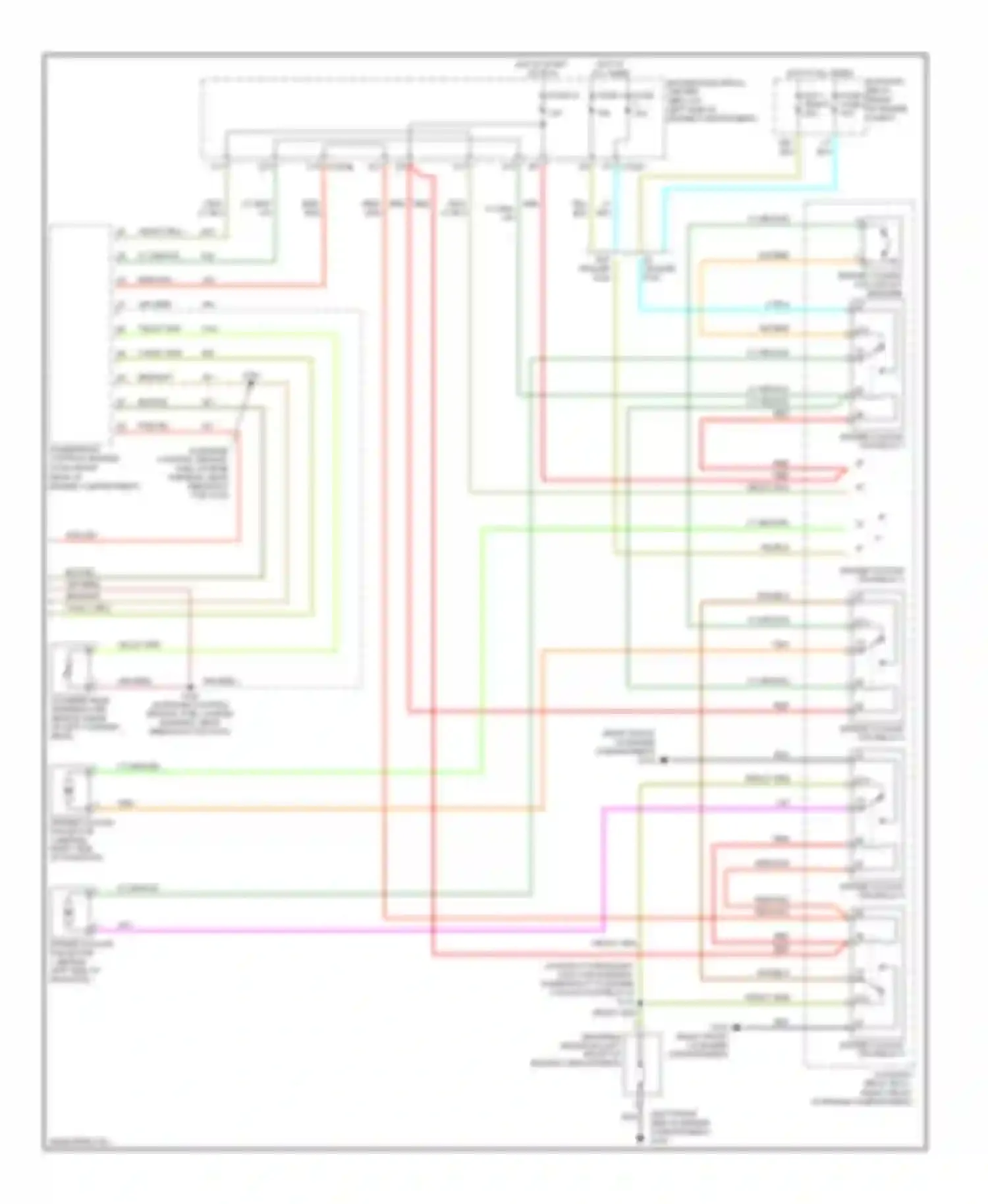 Wiring diagram fuse 3 fuse 2 for Mercury Monterey VIII (2003-2007) (2 of 2)