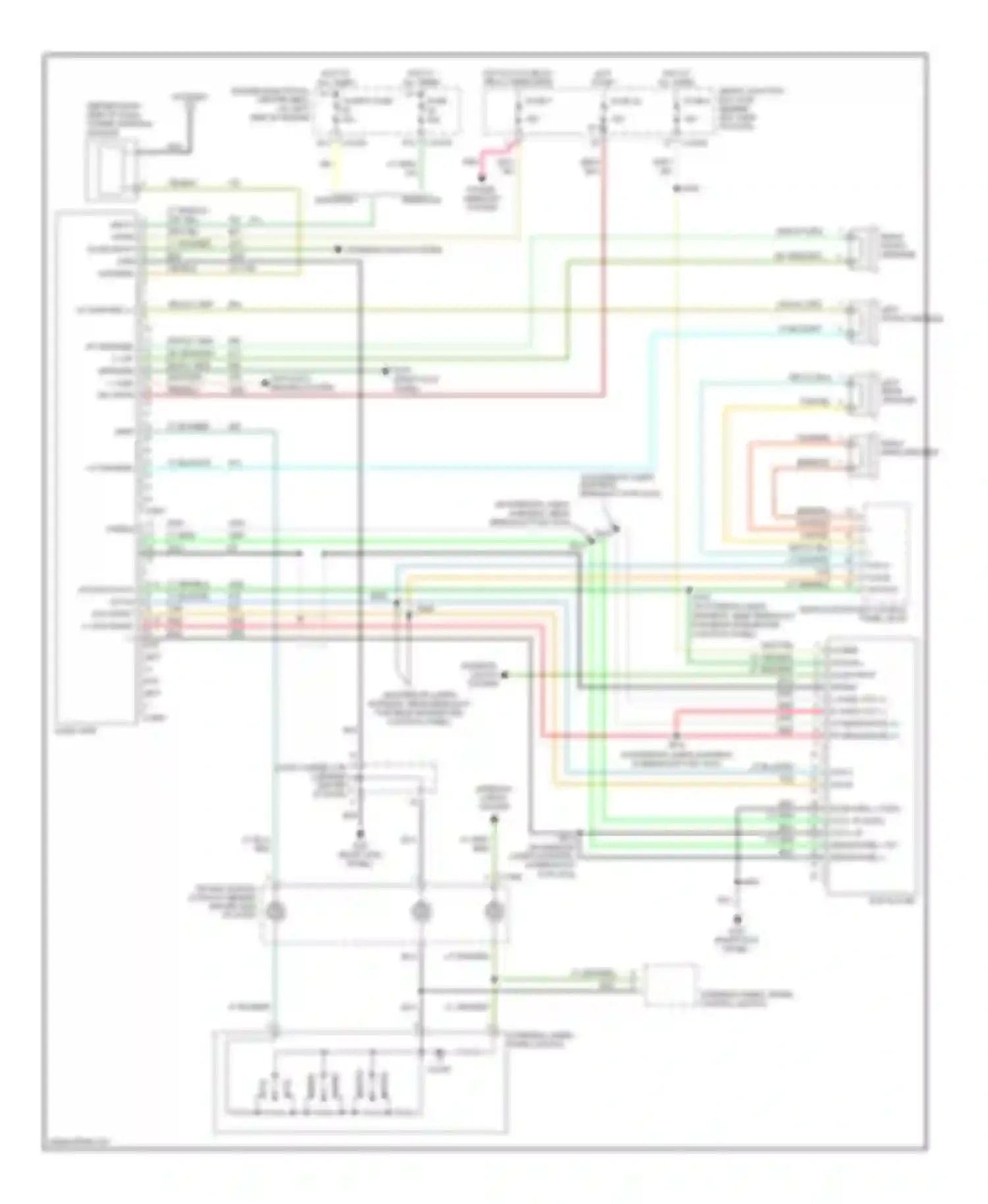 Wiring diagram fuse 8 for Mercury Monterey VIII (2003-2007) (5 of 5)