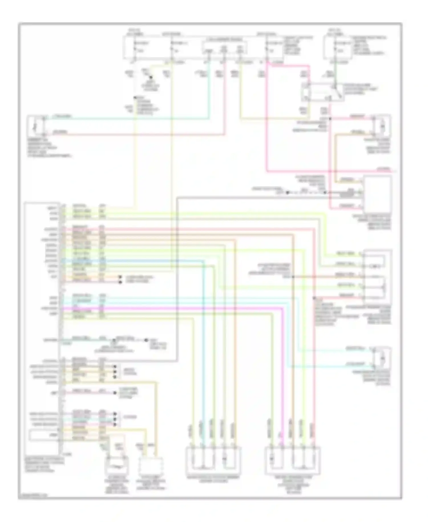 Wiring diagram hot at all times for Mercury Monterey VIII (2003-2007) (2 of 46)