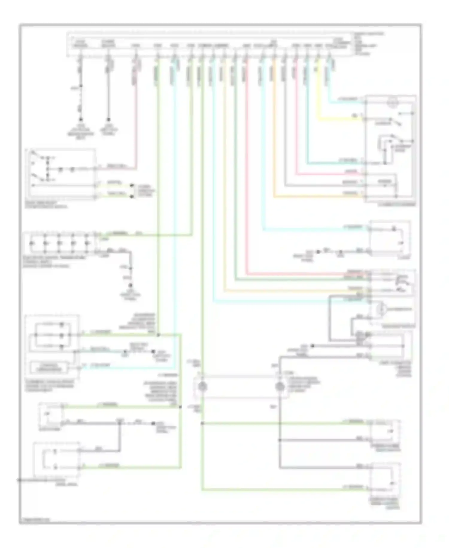Wiring diagram low current board for Mercury Monterey VIII (2003-2007) (11 of 16)