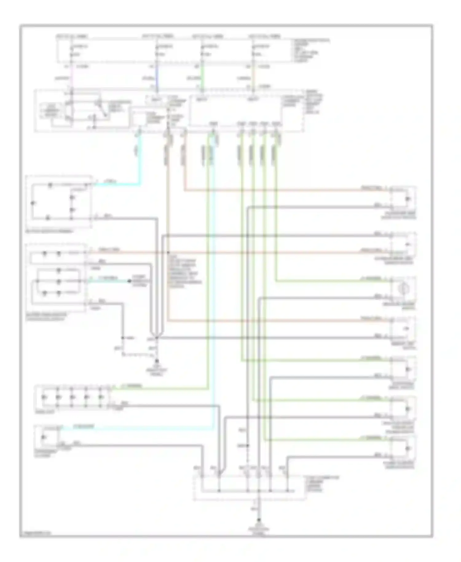 Wiring diagram lt blu for Mercury Monterey VIII (2003-2007) (24 of 46)