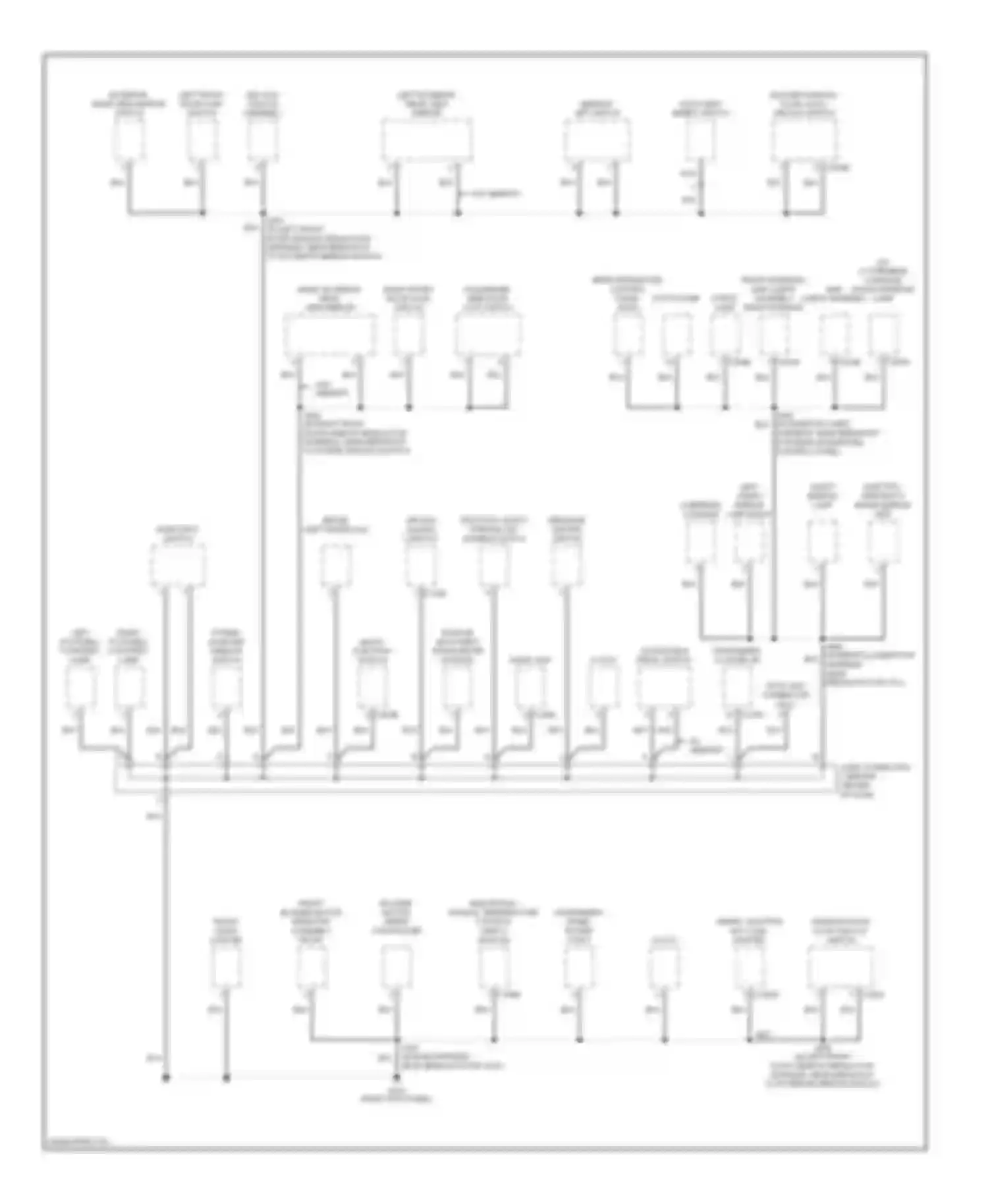 Wiring diagram overhead console for Mercury Monterey VIII (2003-2007) (3 of 4)