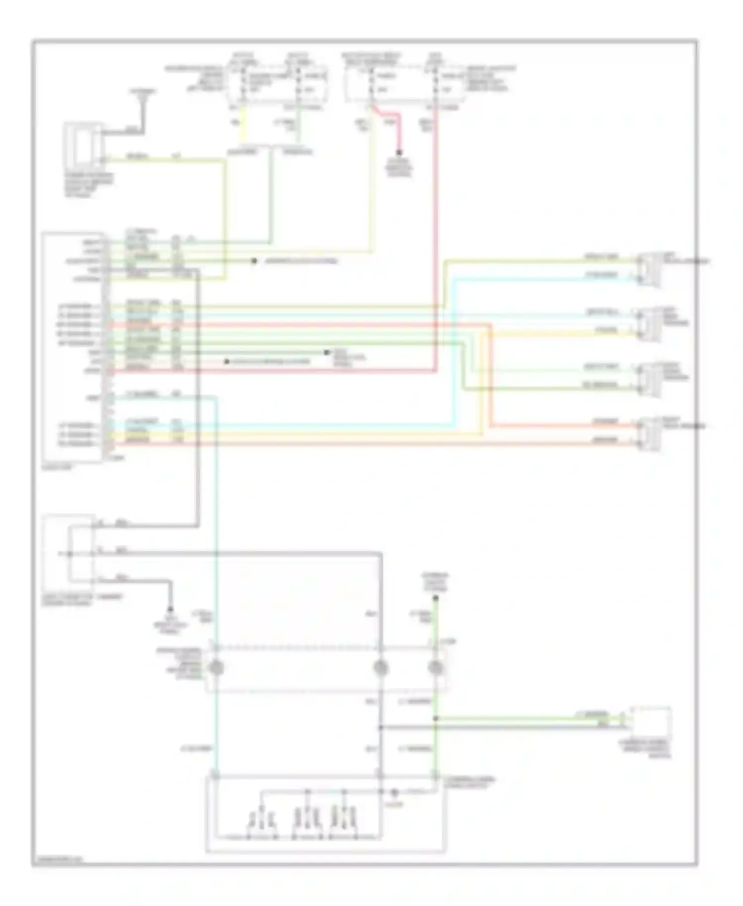 Wiring diagram pnk for Mercury Monterey VIII (2003-2007) (22 of 27)