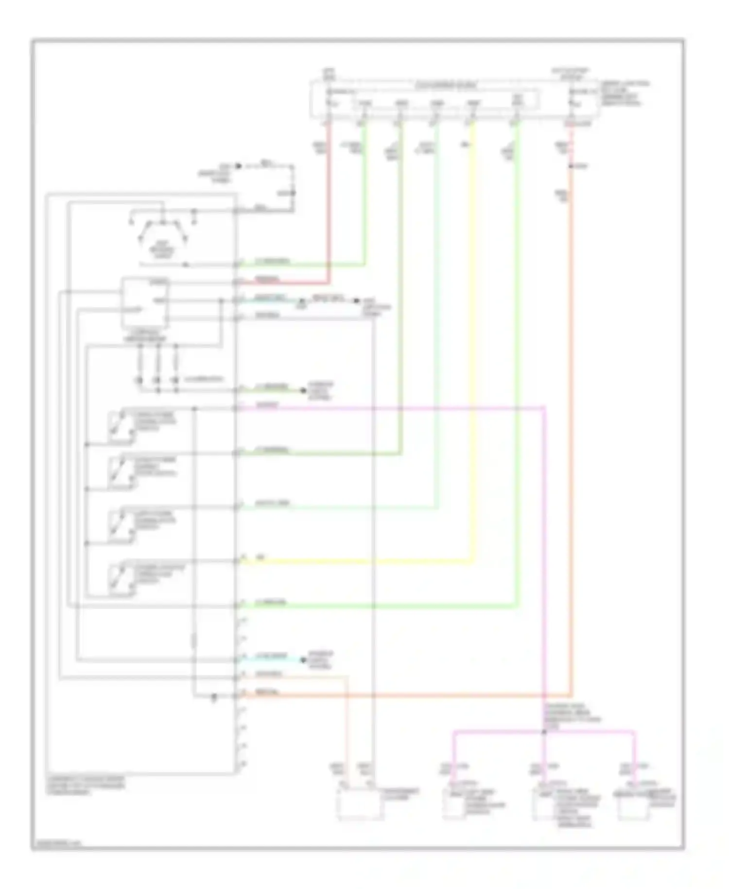 Wiring diagram power liftgate module enable on/off for Mercury Monterey VIII (2003-2007) (1 of 1)