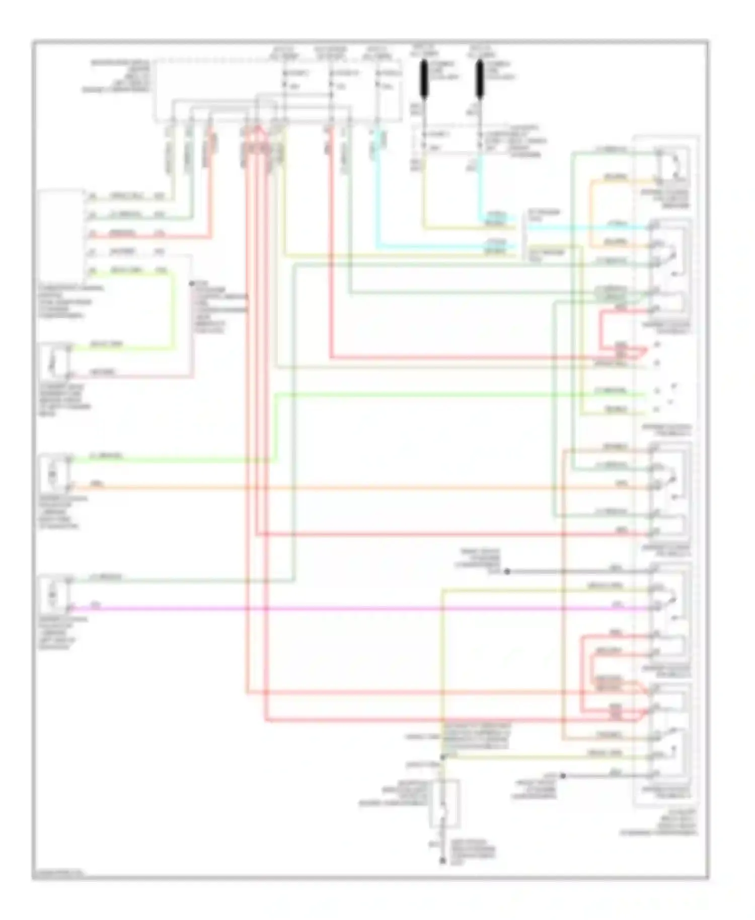 Wiring diagram vio for Mercury Monterey VIII (2003-2007) (7 of 38)