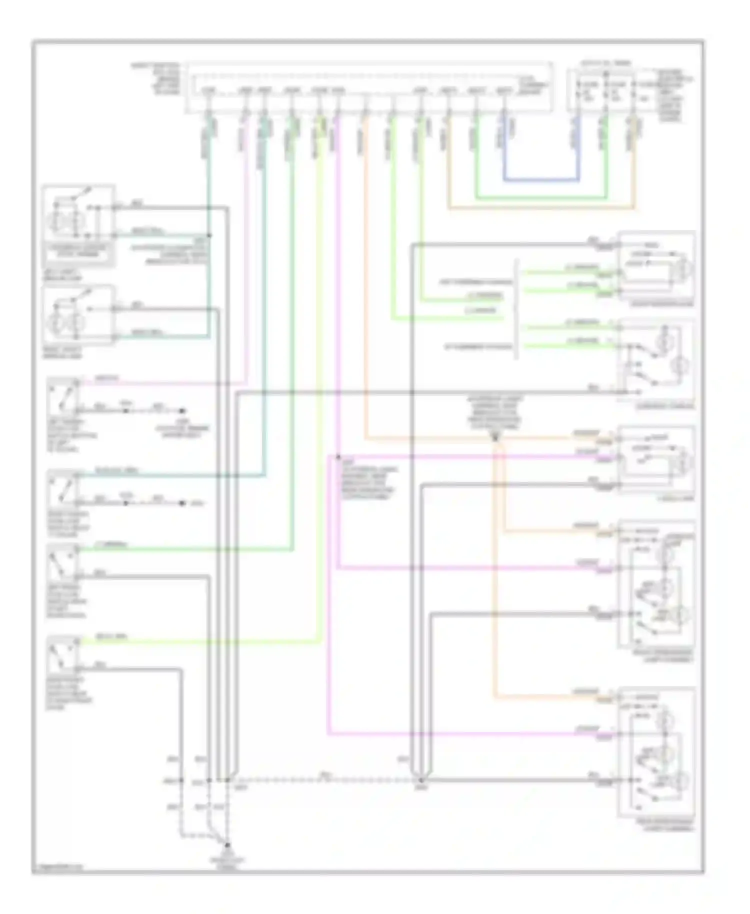 Wiring diagram yel/lt grn for Mercury Monterey VIII (2003-2007) (12 of 16)