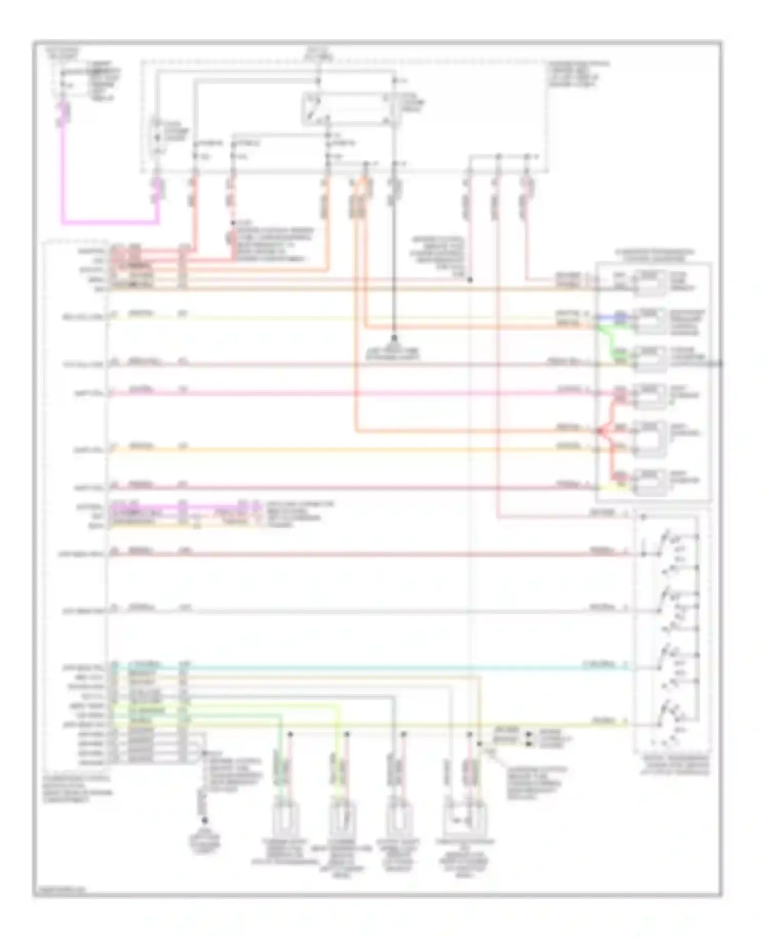 Wiring diagram yel/lt grn for Mercury Monterey VIII (2003-2007) (11 of 16)