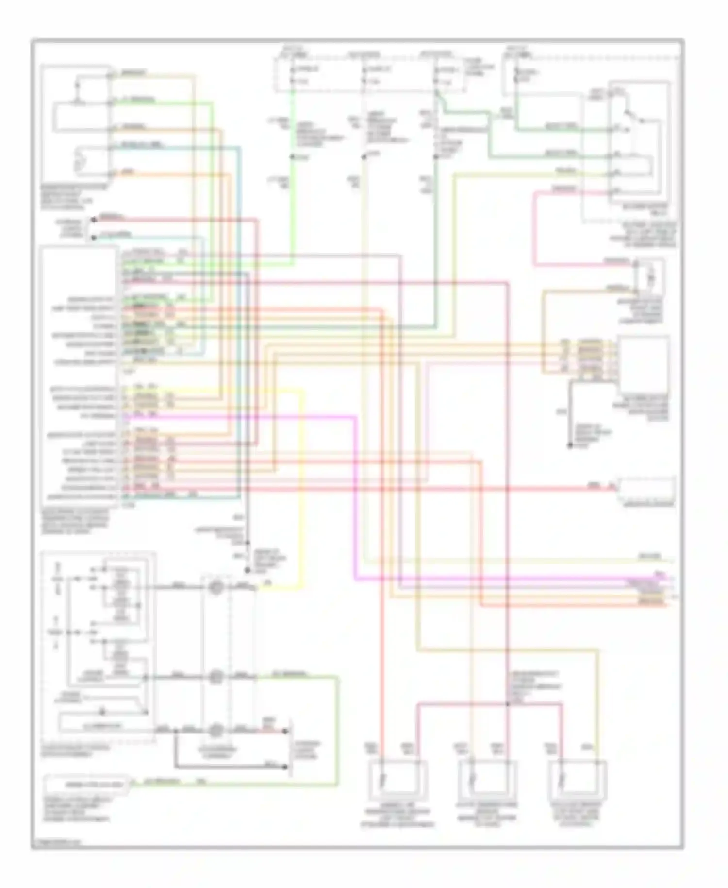 Mountaineer Mercury I facelift (1997-2001): Automatic a/c circuit (1 of 2)