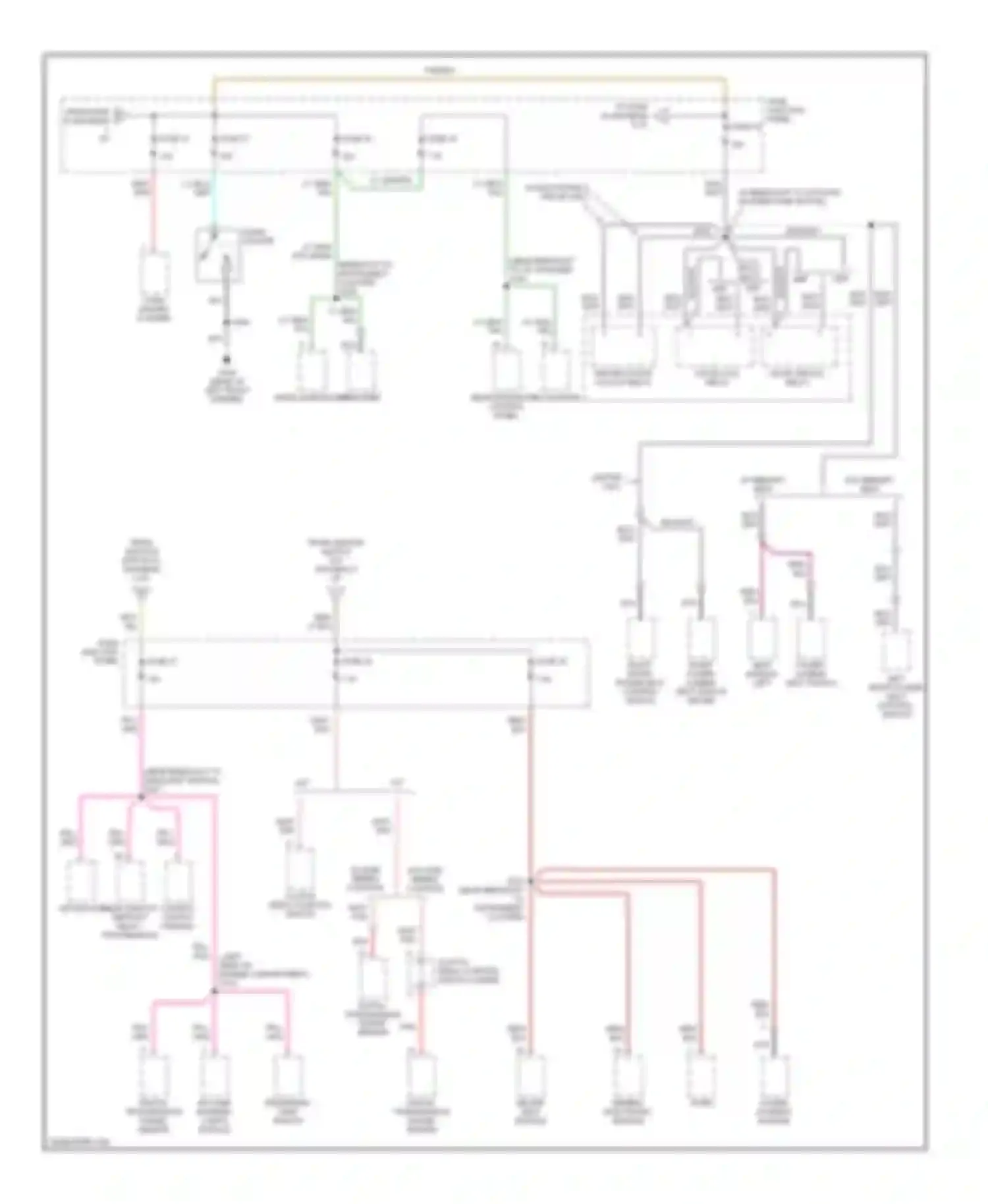 Mountaineer Mercury I facelift (1997-2001): Power distribution circuit (4 of 5)