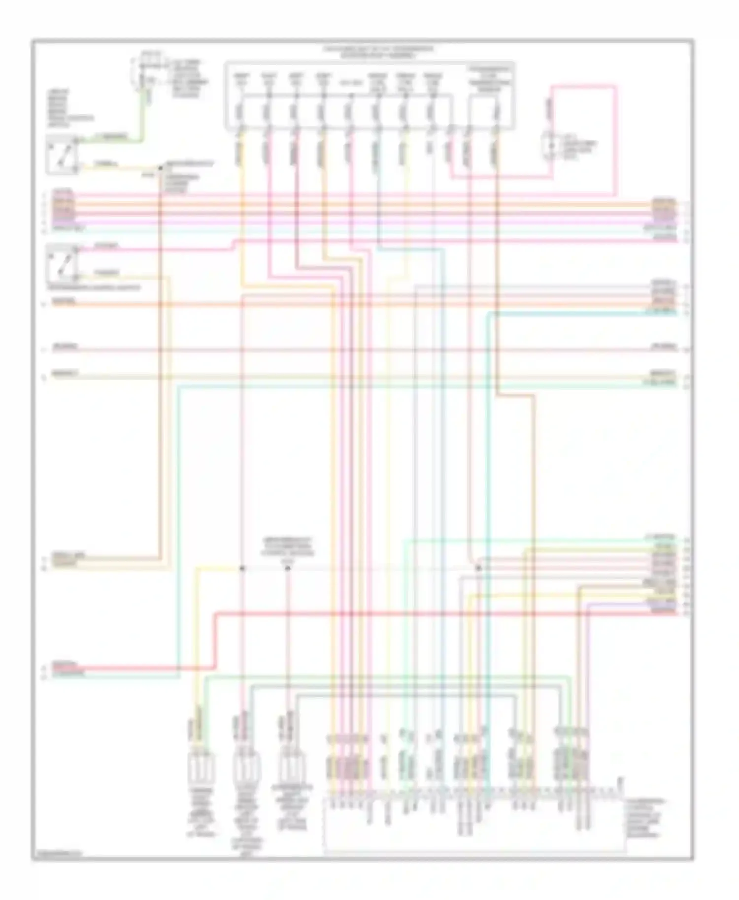 Mountaineer Mercury II (2001-2005): Wiring diagram engine performance 4.0l (2 of 4)