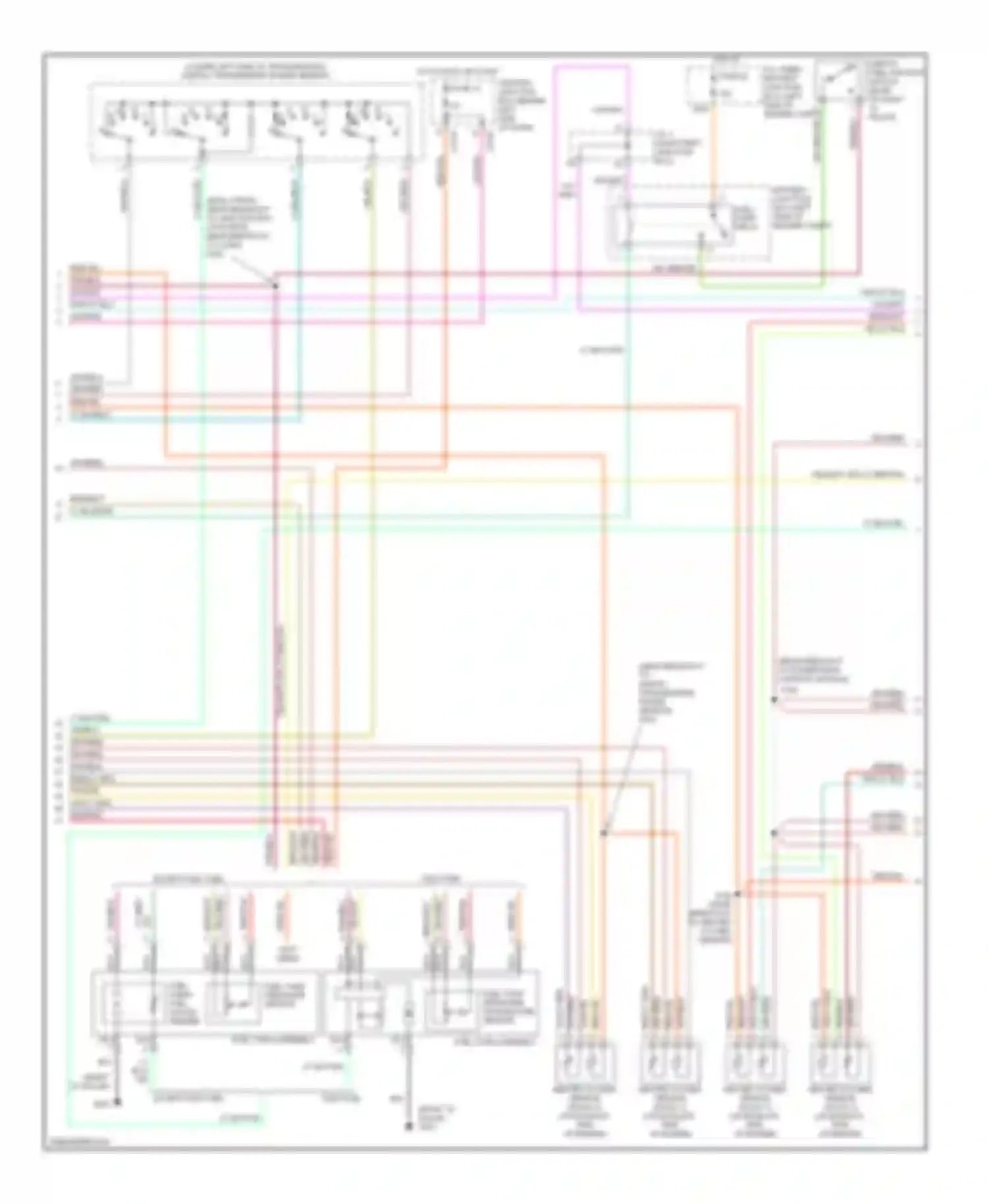 Mountaineer Mercury II (2001-2005): Wiring diagram engine performance 4.0l (3 of 4)