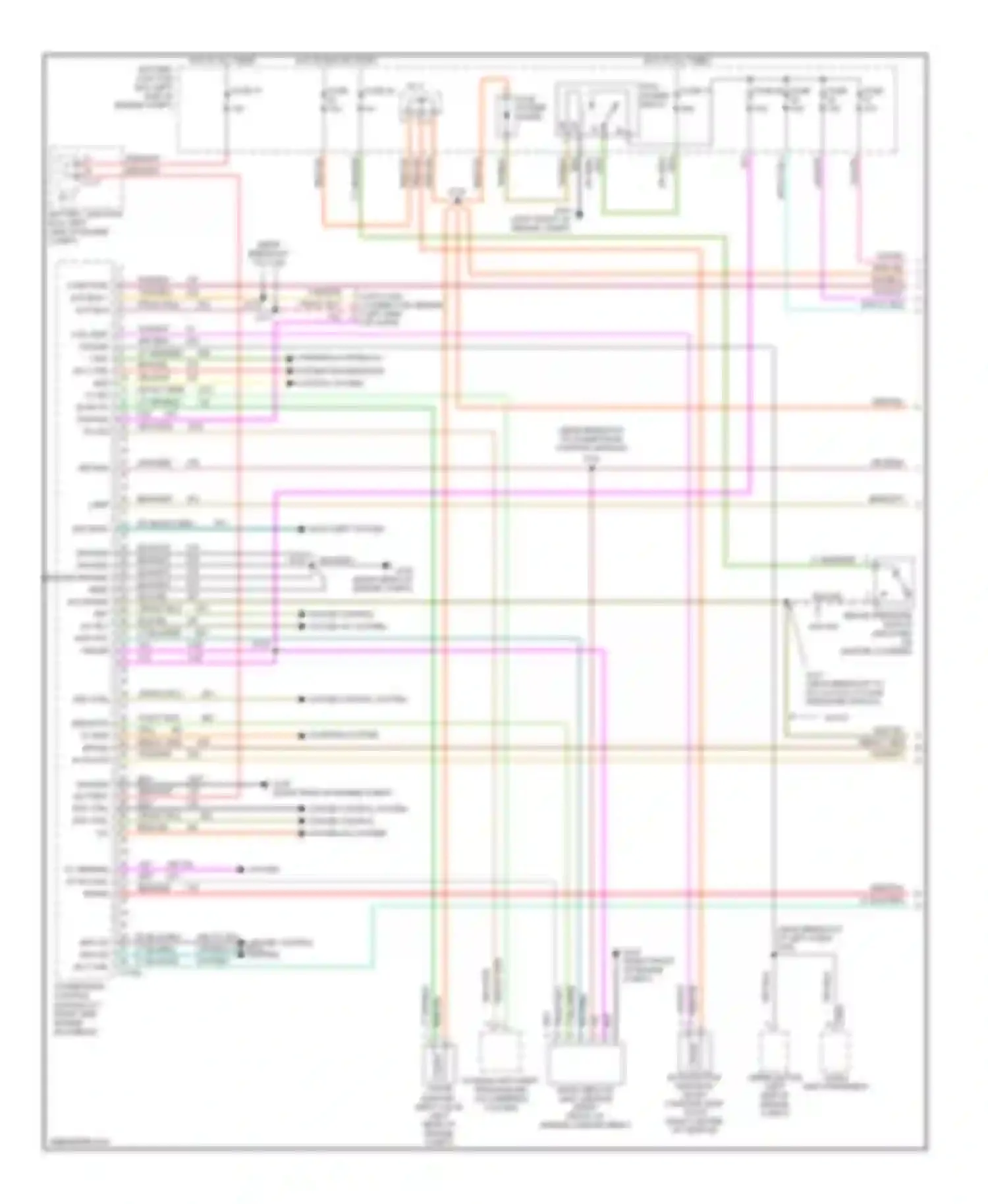 Mountaineer Mercury II (2001-2005): Wiring diagram engine performance 4.6l (1 of 4)
