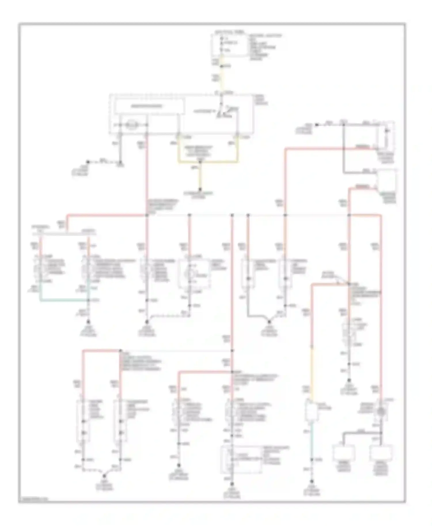 Mountaineer Mercury II (2001-2005): Instrument illumination circuit