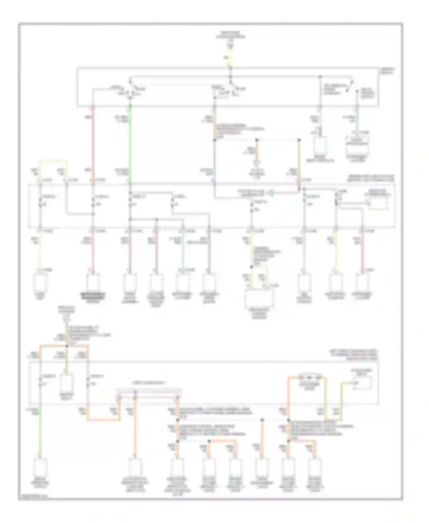 Mountaineer Mercury II (2001-2005): Power distribution circuit (2 of 4)