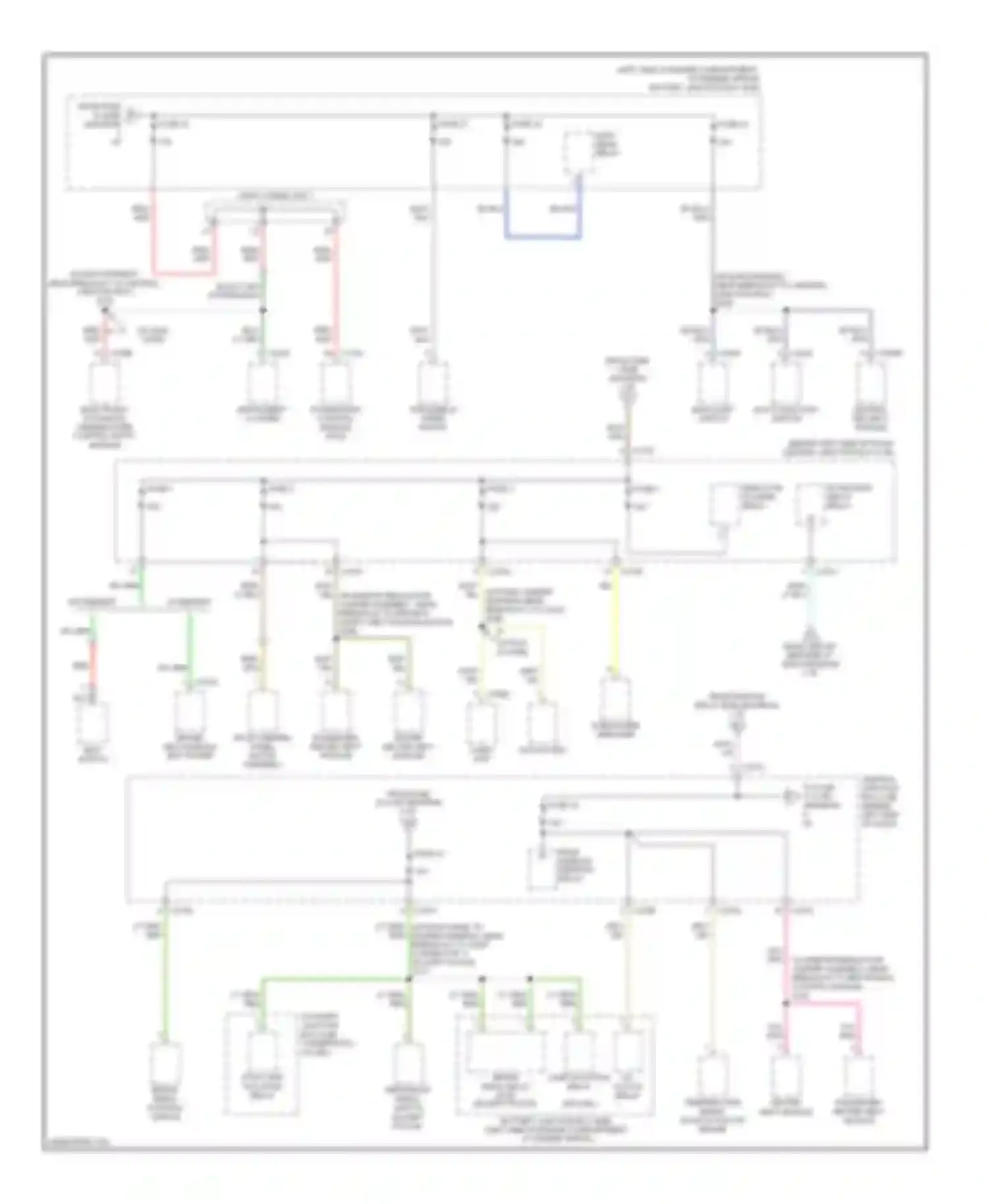 Mountaineer Mercury II (2001-2005): Power distribution circuit (3 of 4)