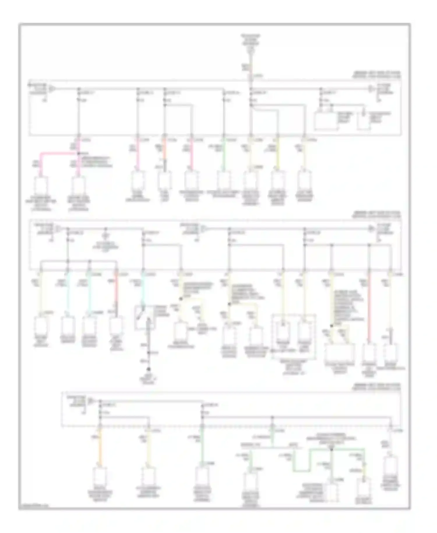 Mountaineer Mercury II (2001-2005): Power distribution circuit (4 of 4)