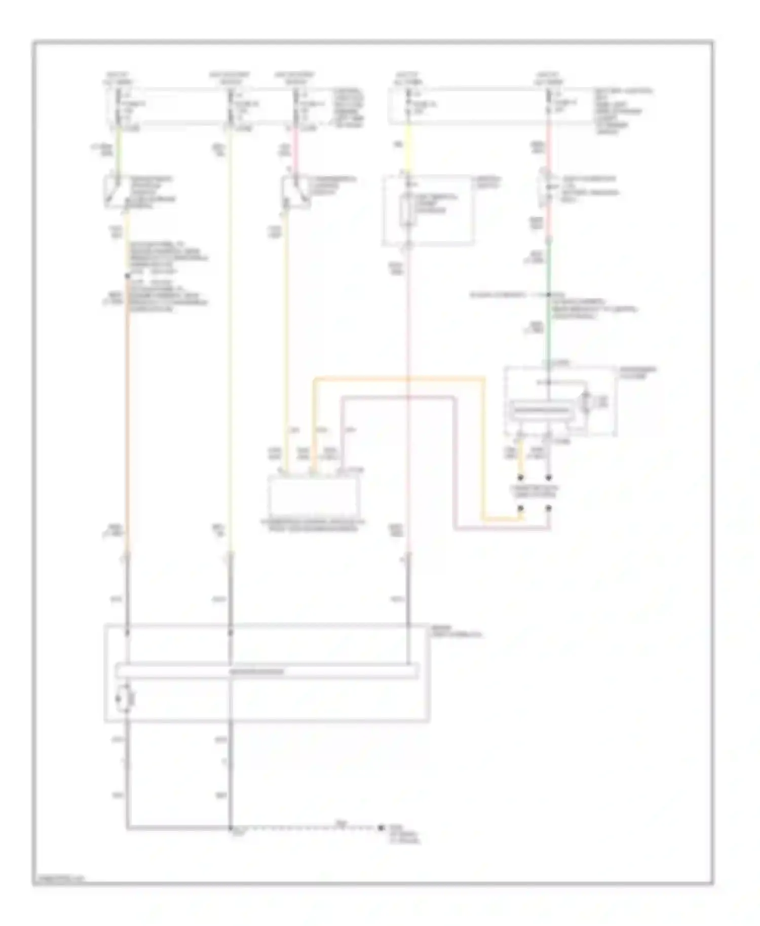 Mountaineer Mercury II (2001-2005): Shift interlock circuit