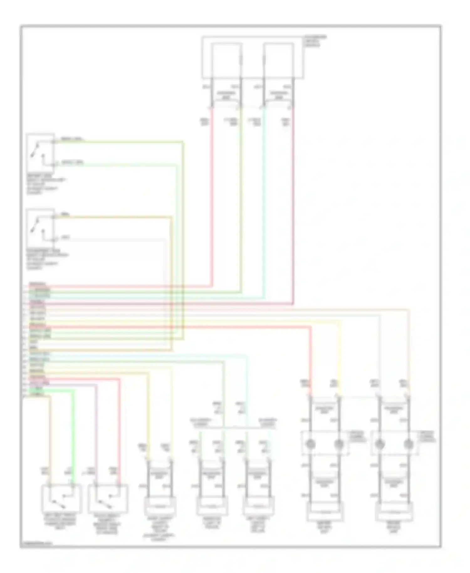 Mountaineer Mercury II (2001-2005): Supplemental restraints circuit (2 of 2)