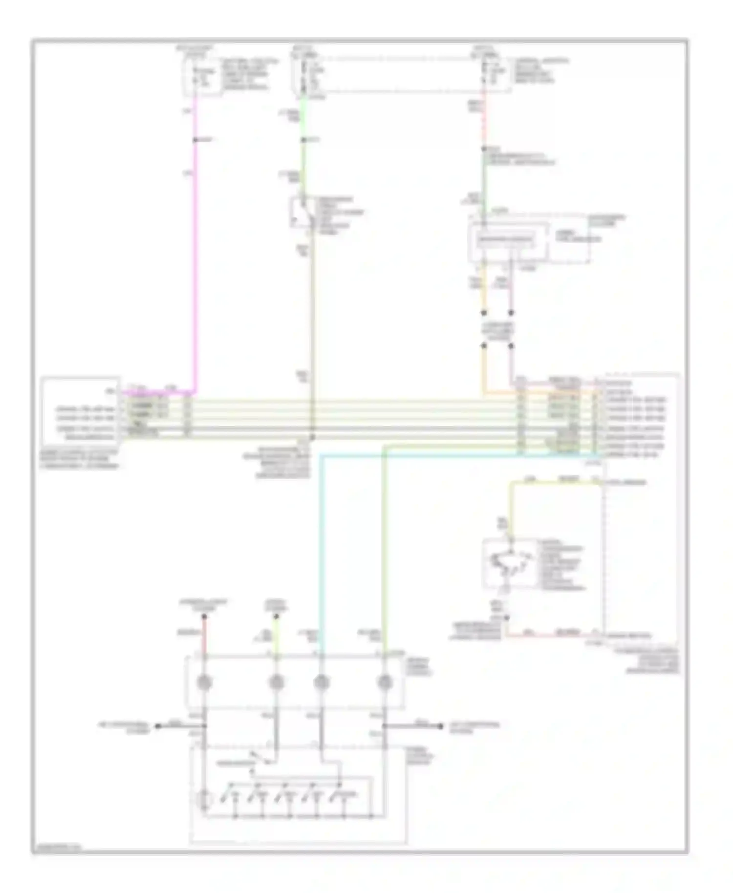Wiring diagram 1 2 3 4 5 6 power cruise ctrl set ind for Mercury Mountaineer II (2001-2005) (1 of 2)