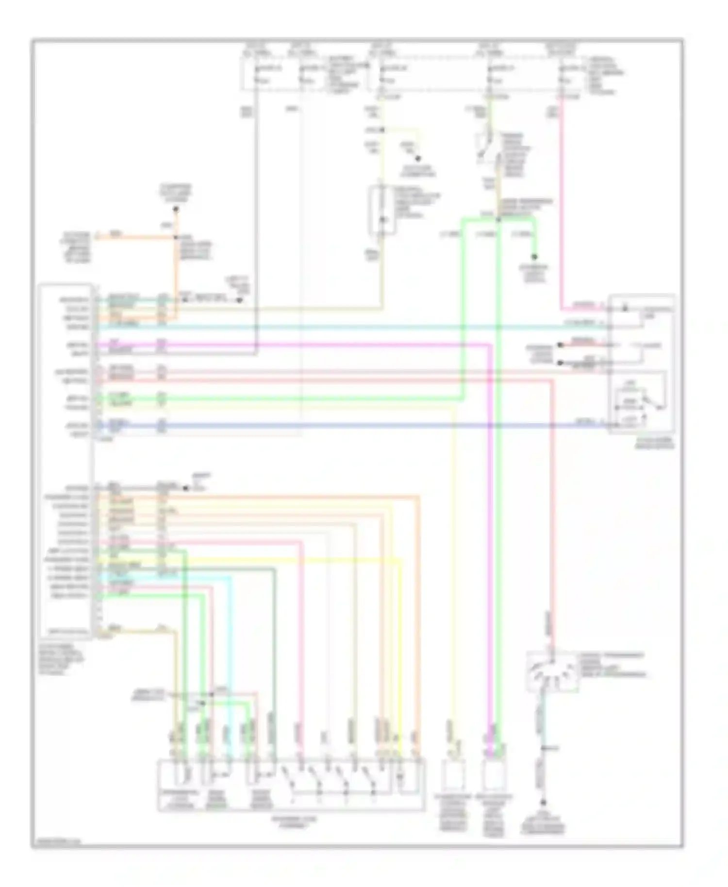 Wiring diagram blk/lt grn for Mercury Mountaineer II (2001-2005) (1 of 9)