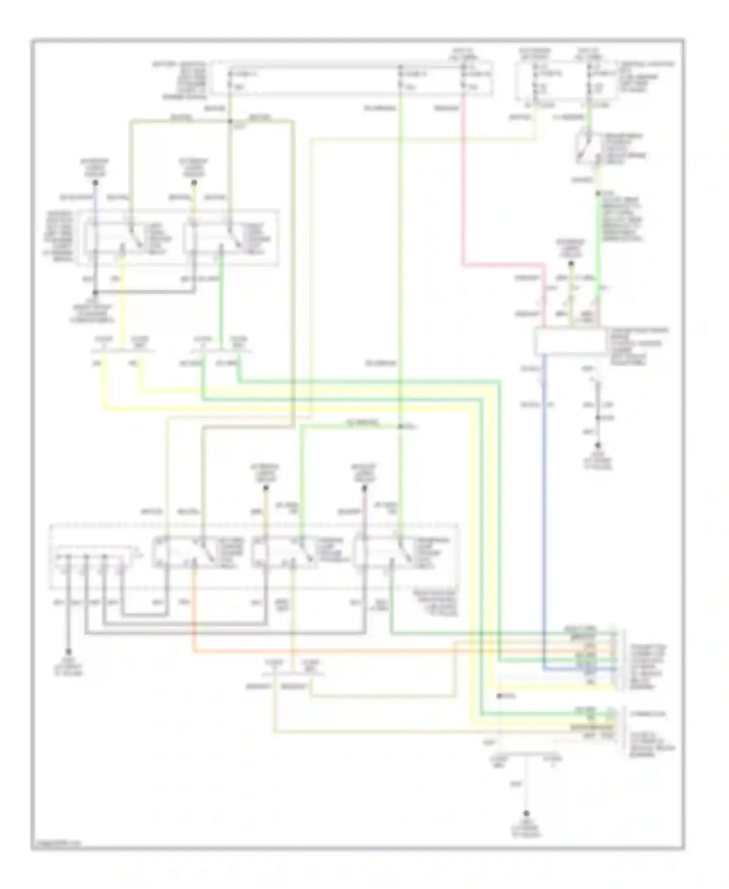 Wiring diagram dk blu/wht for Mercury Mountaineer II (2001-2005) (7 of 8)