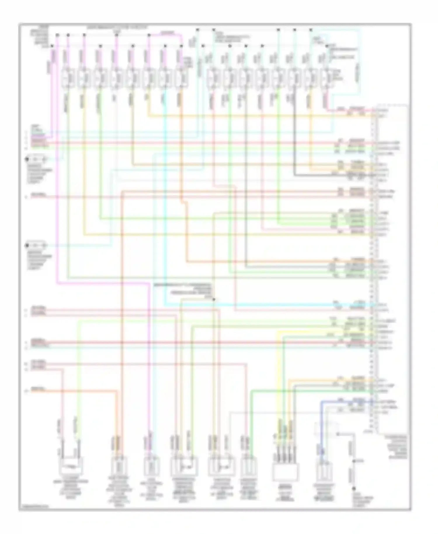 Wiring diagram inj 8 cop 8 for Mercury Mountaineer II (2001-2005) (1 of 1)