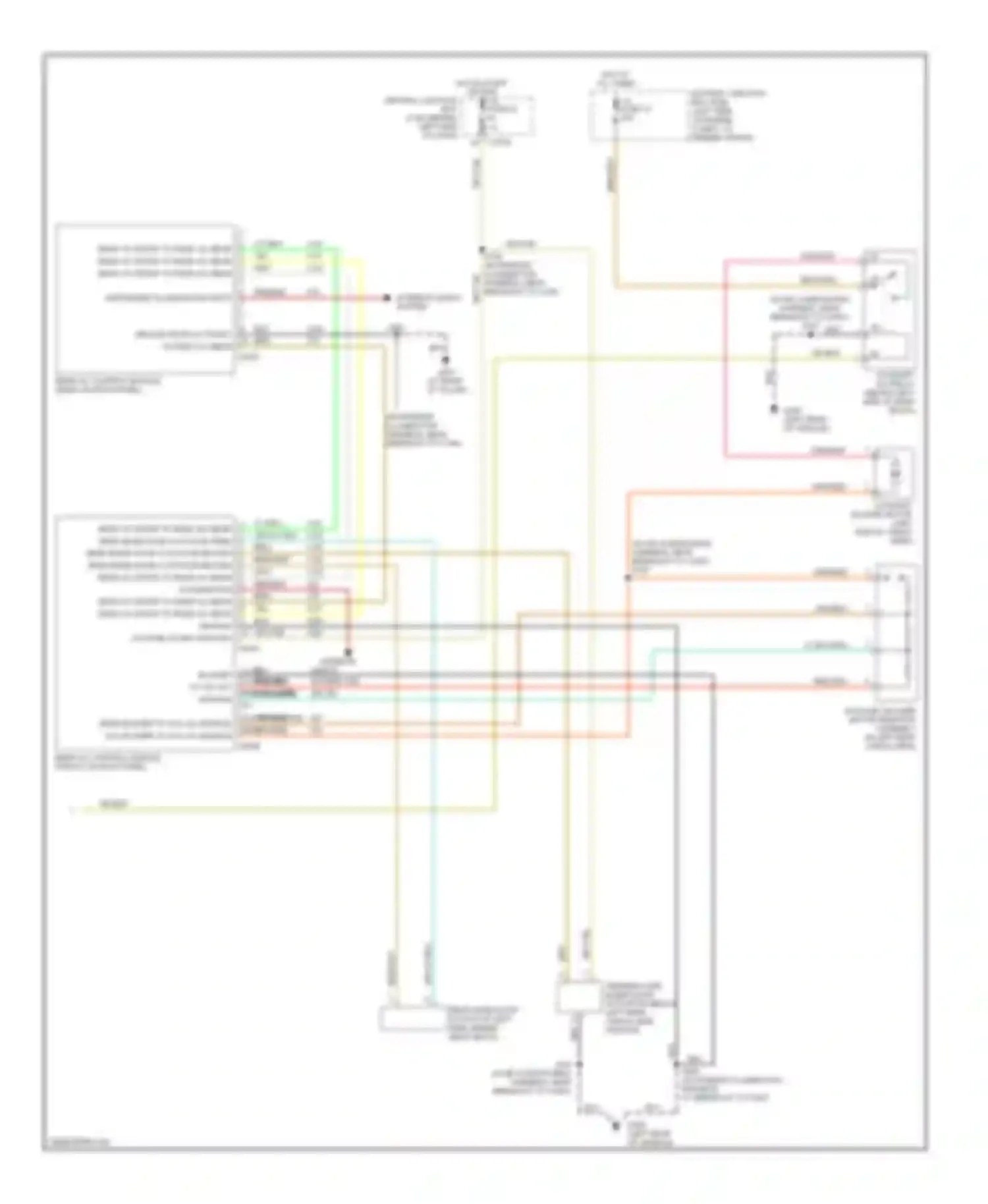 Wiring diagram org/red for Mercury Mountaineer II (2001-2005) (9 of 11)