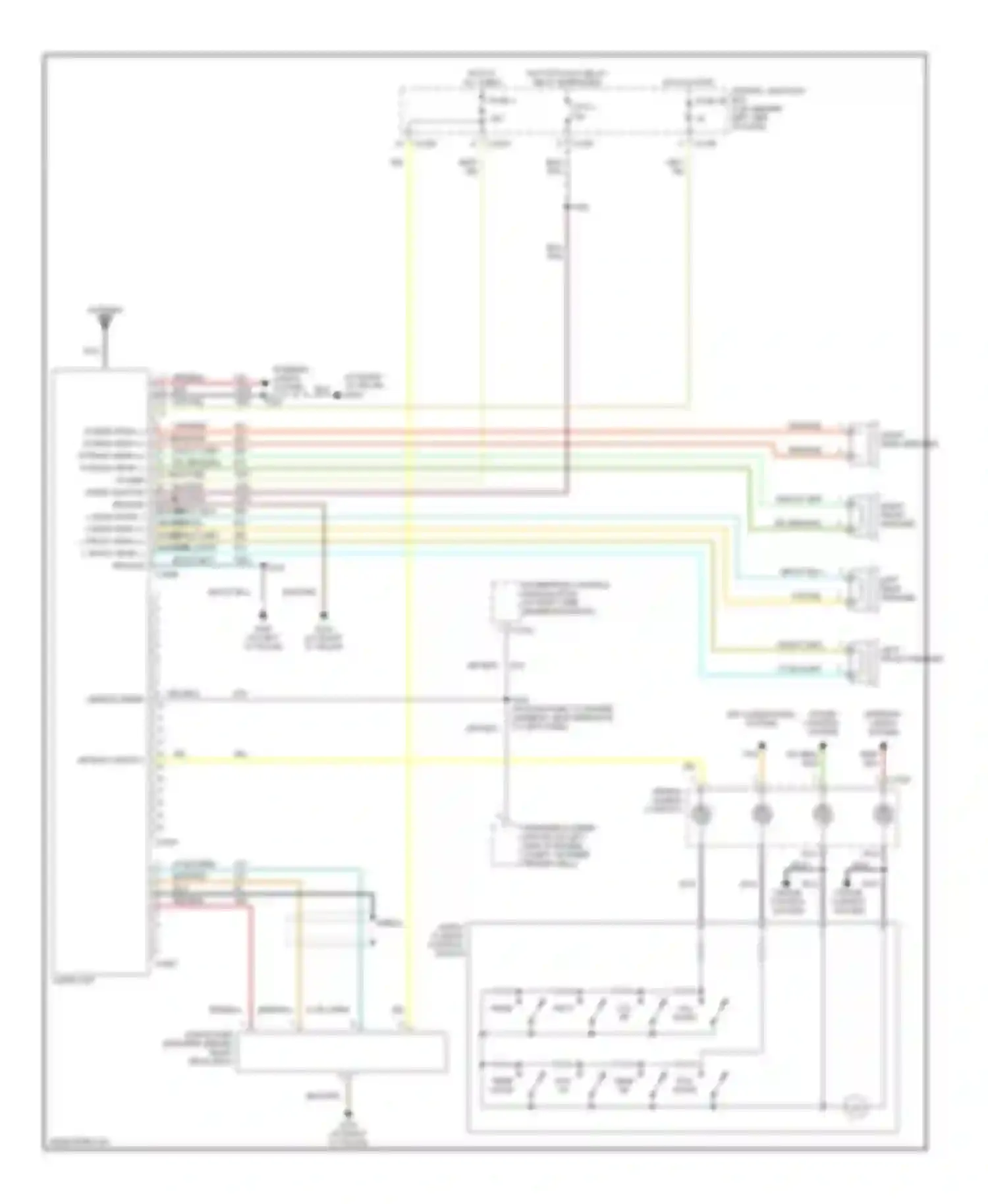 Wiring diagram ptc 1 for Mercury Mountaineer II (2001-2005) (2 of 3)